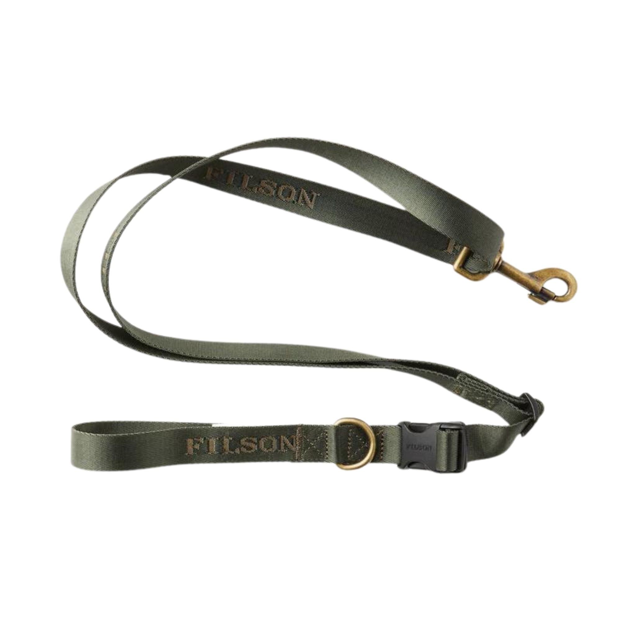 Filson Adjustable Nylon Leash - Dark Timber