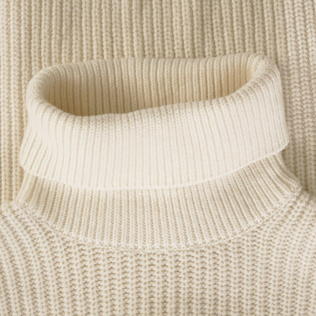 Armor Lux Turtle Neck Jumper - Natural