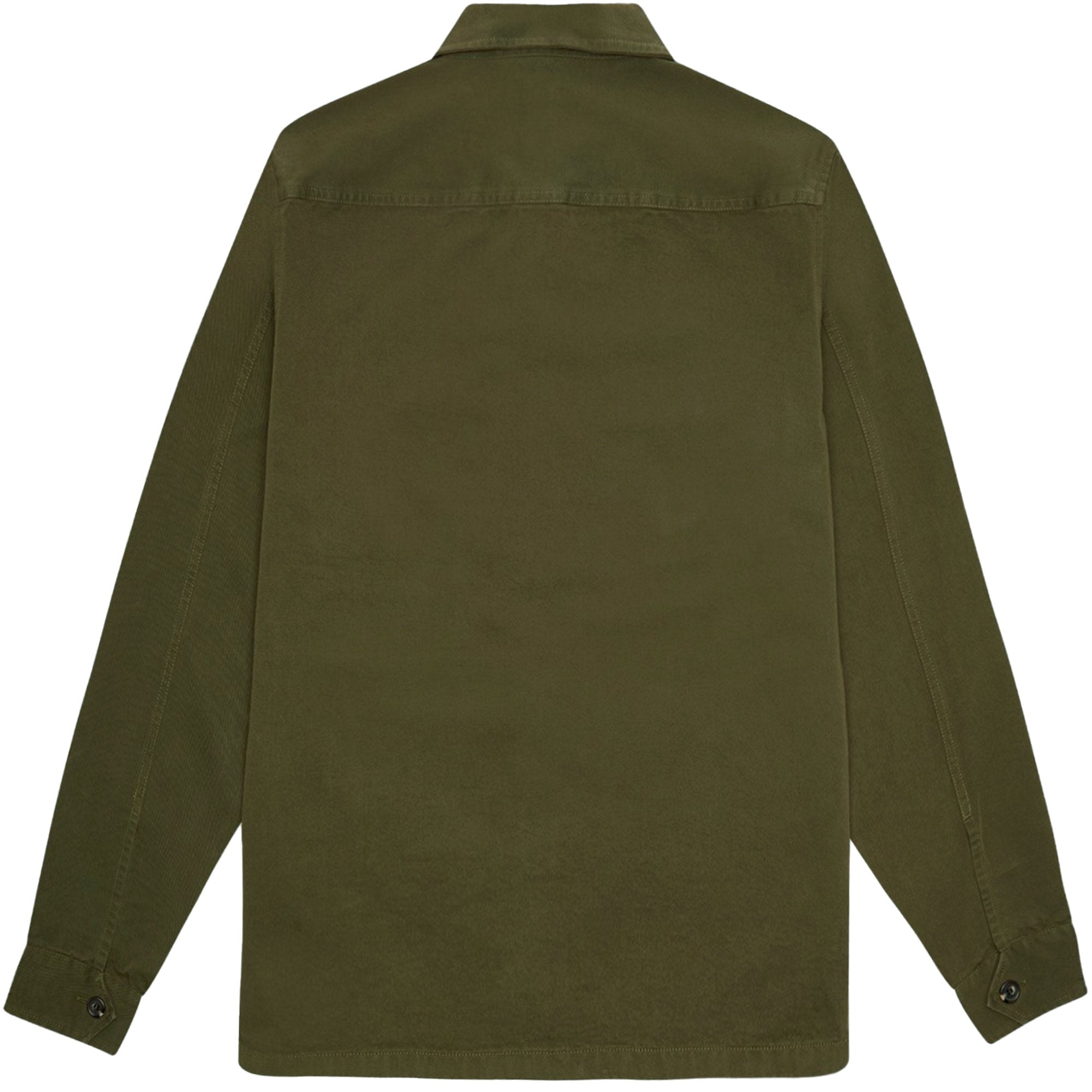 Fred Perry Twill Overshirt - Uniform Green