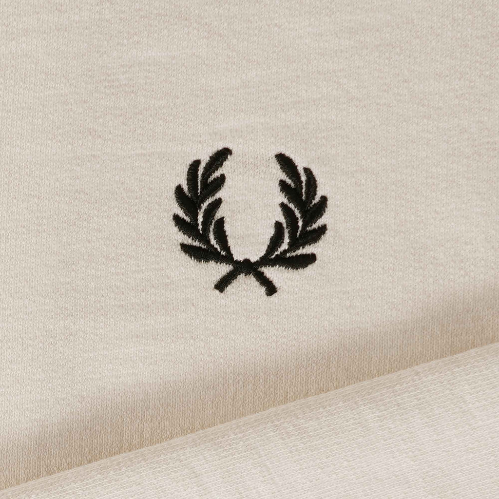 Fred Perry Zip Through Sweatshirt - Ecru