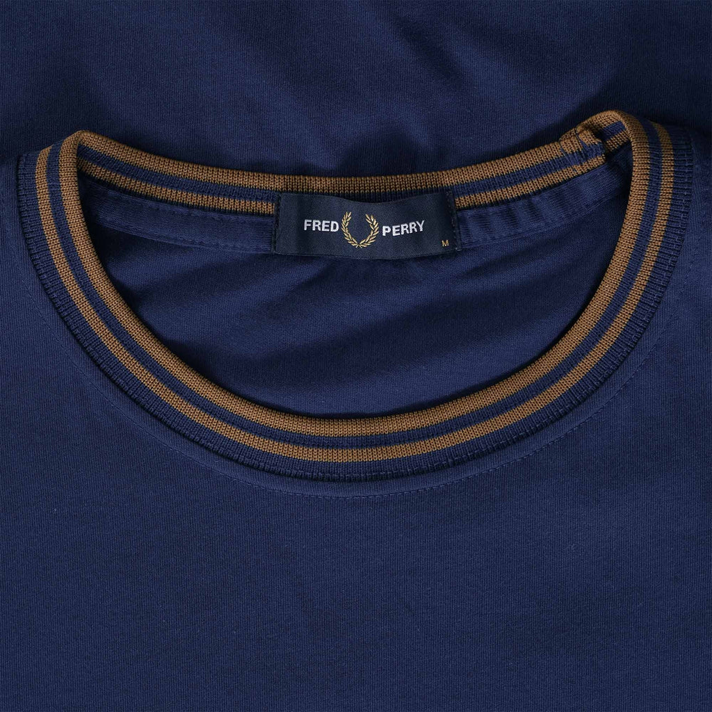 Fred Perry Twin Tipped T-Shirt - French Navy