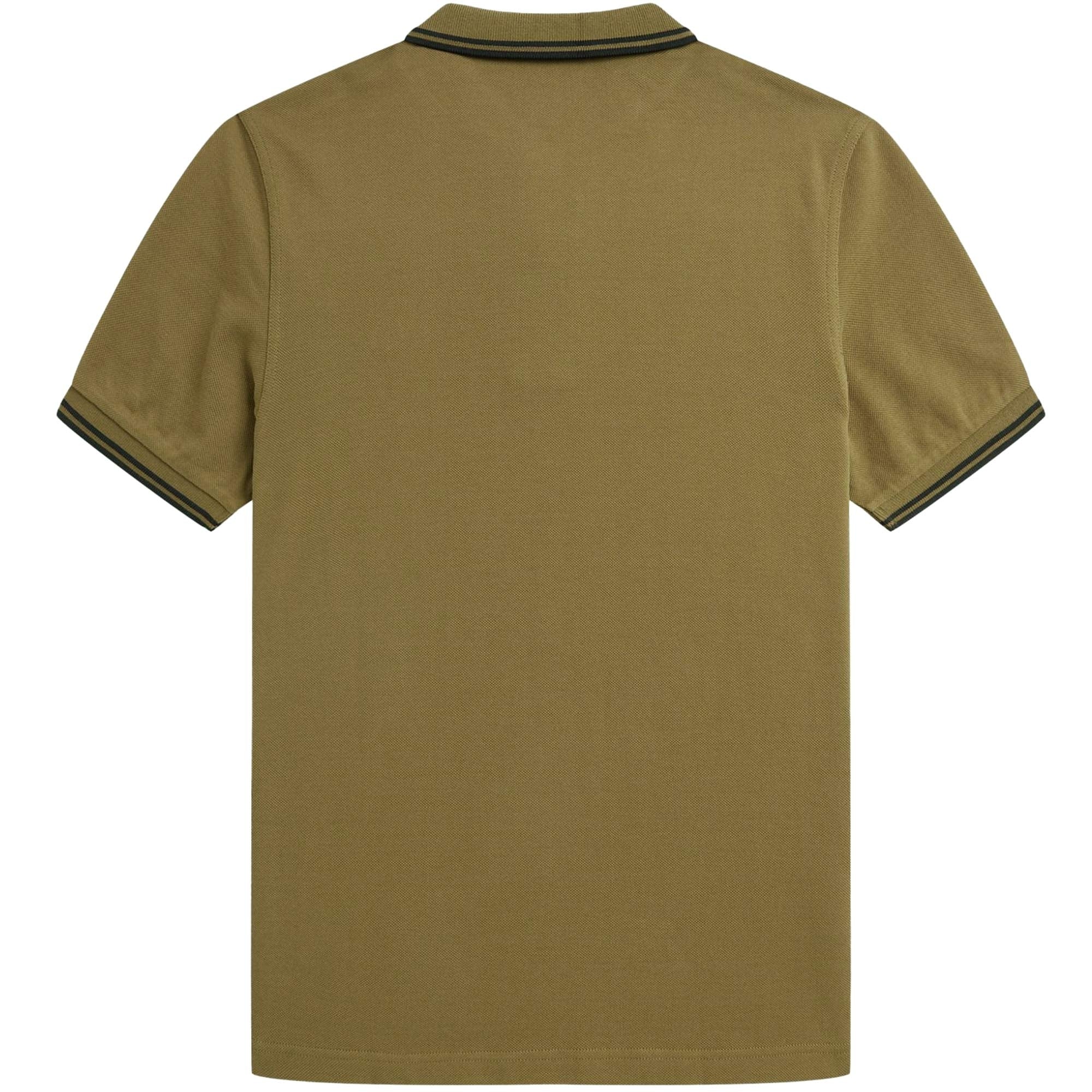 Fred Perry M3600 Twin Tipped Polo Shirt - Shaded Stone