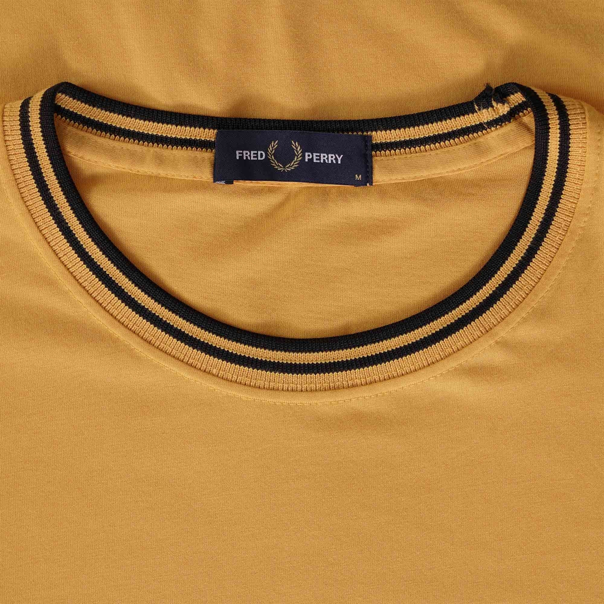 Fred Perry Twin Tipped T-Shirt - Golden