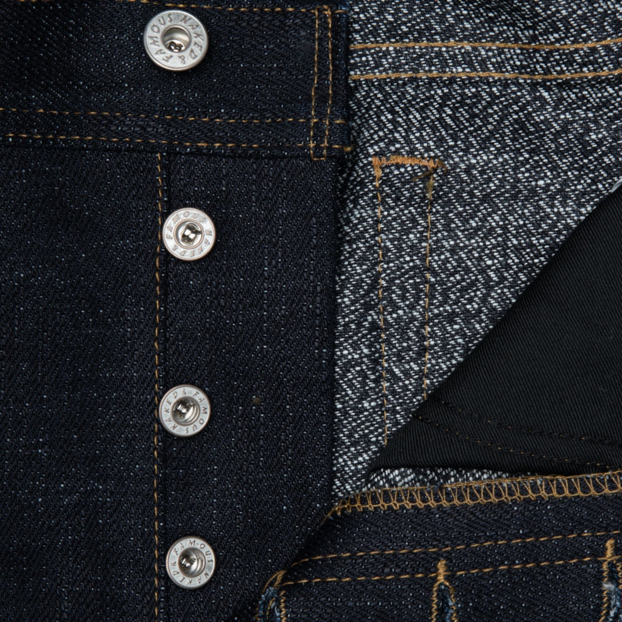 Naked and Famous Denim Weird Guy Elephant 11 Grandrelle - Indigo