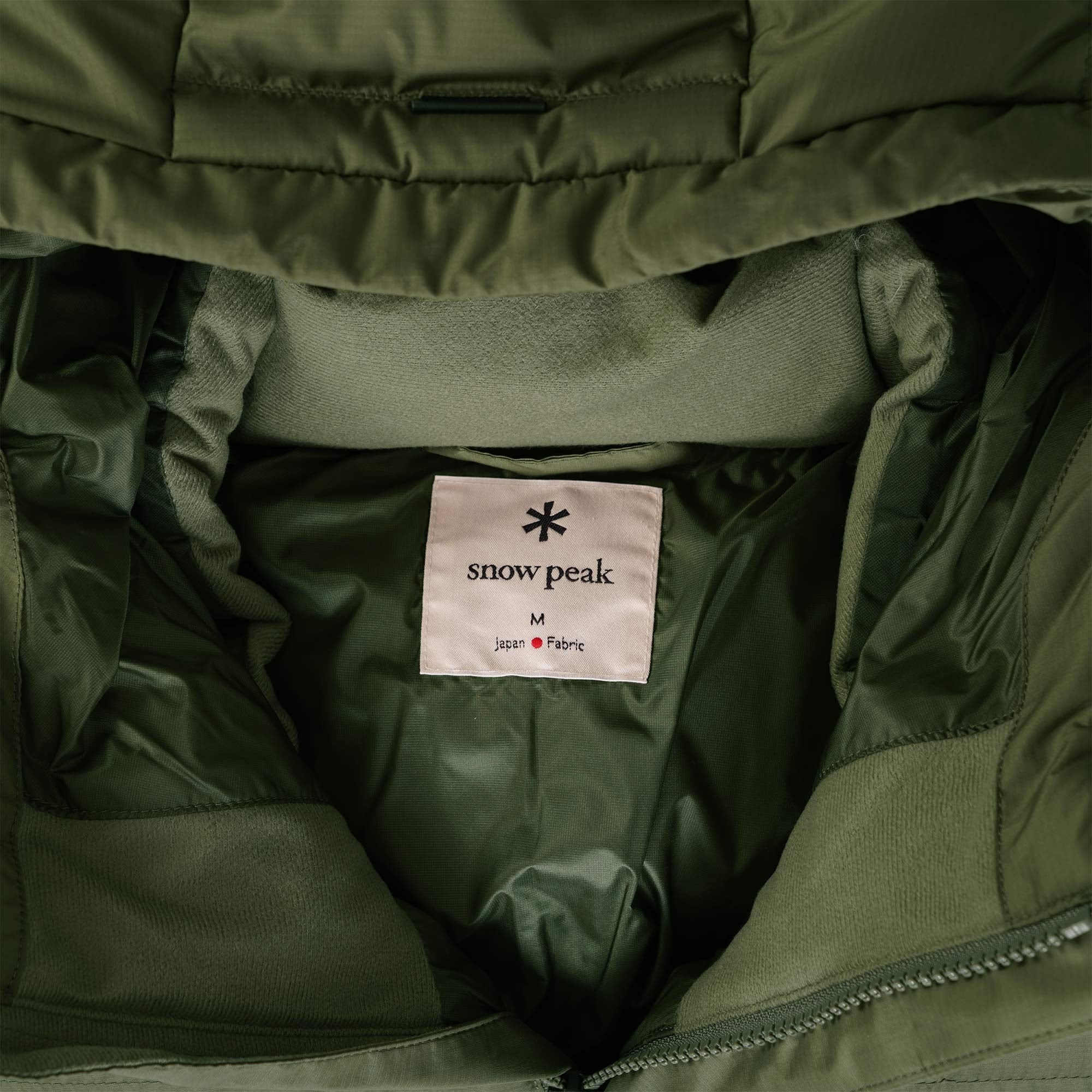 Snow Peak Recycled Nylon Light Down Jacket - Olive