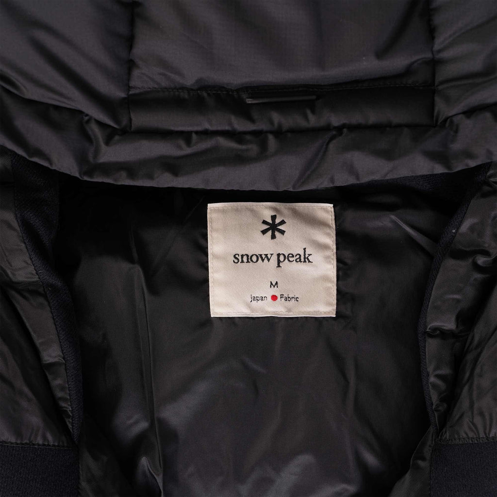 Snow Peak Recycled Nylon Light Down Jacket - Black