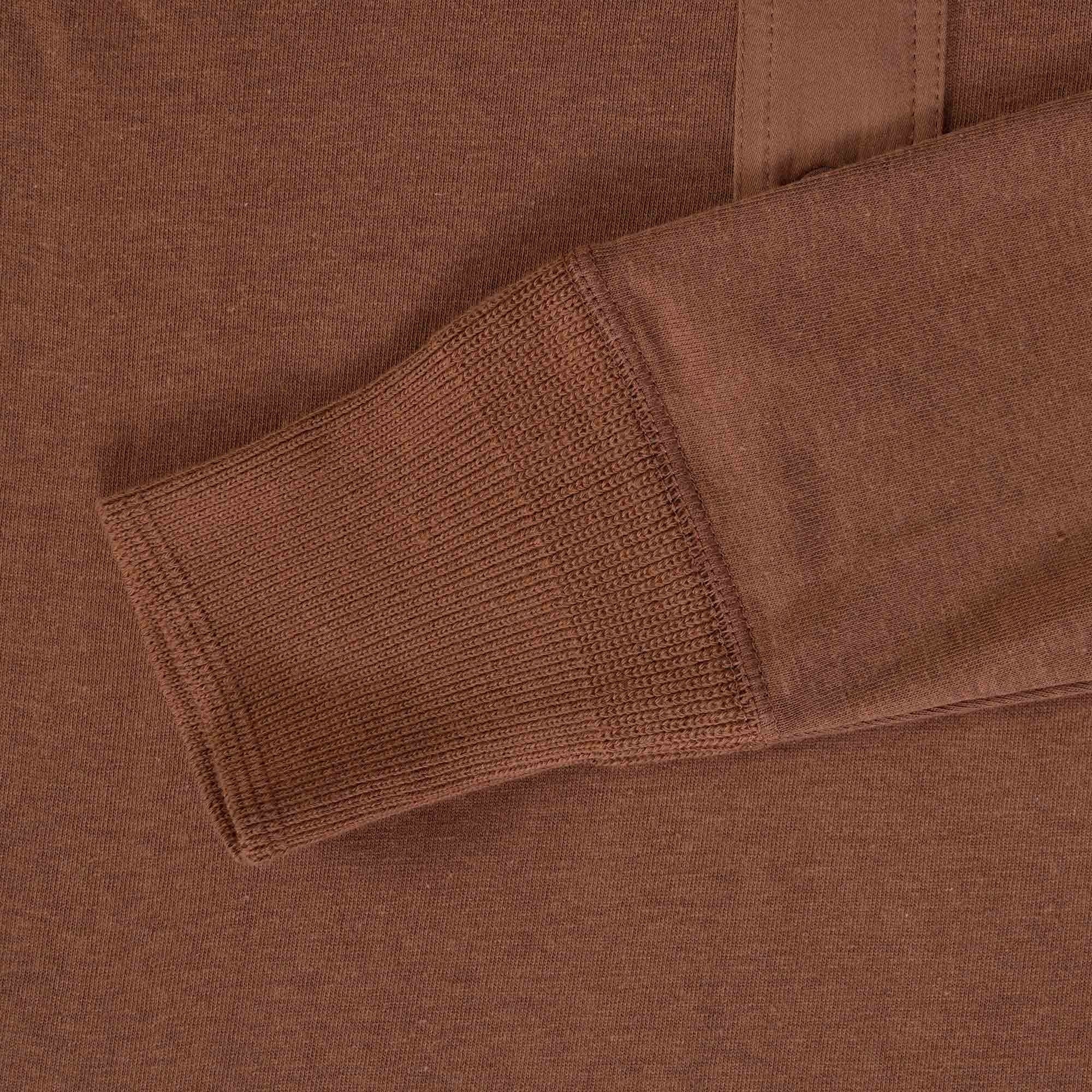 Merz b Schwanen Loopwheeled Henley 5.5oz Top - Tan
