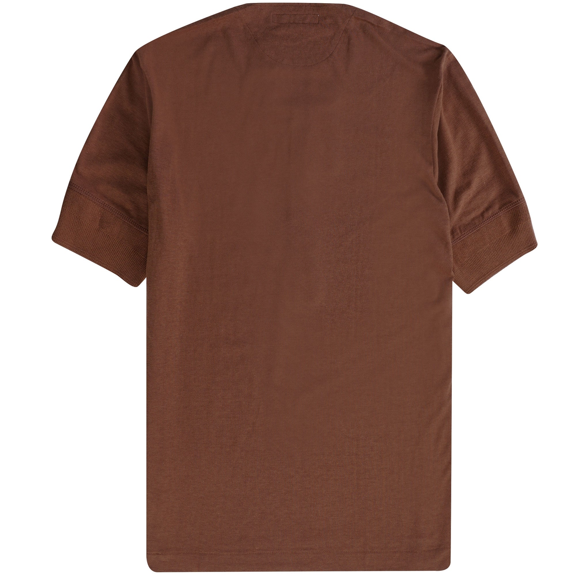 Merz b Schwanen Loopwheeled Henley 5.5oz Top - Tan