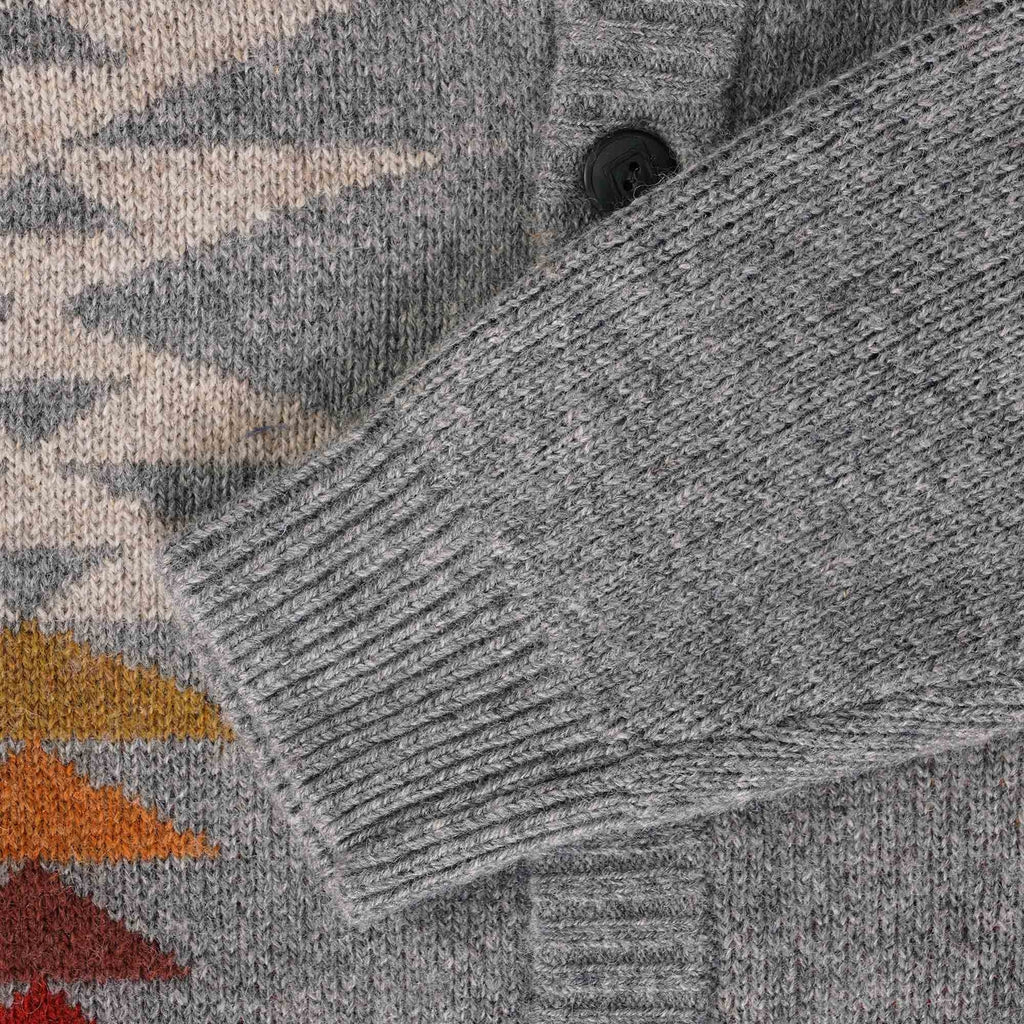 Tuscon Shetland Cardigan - Grey