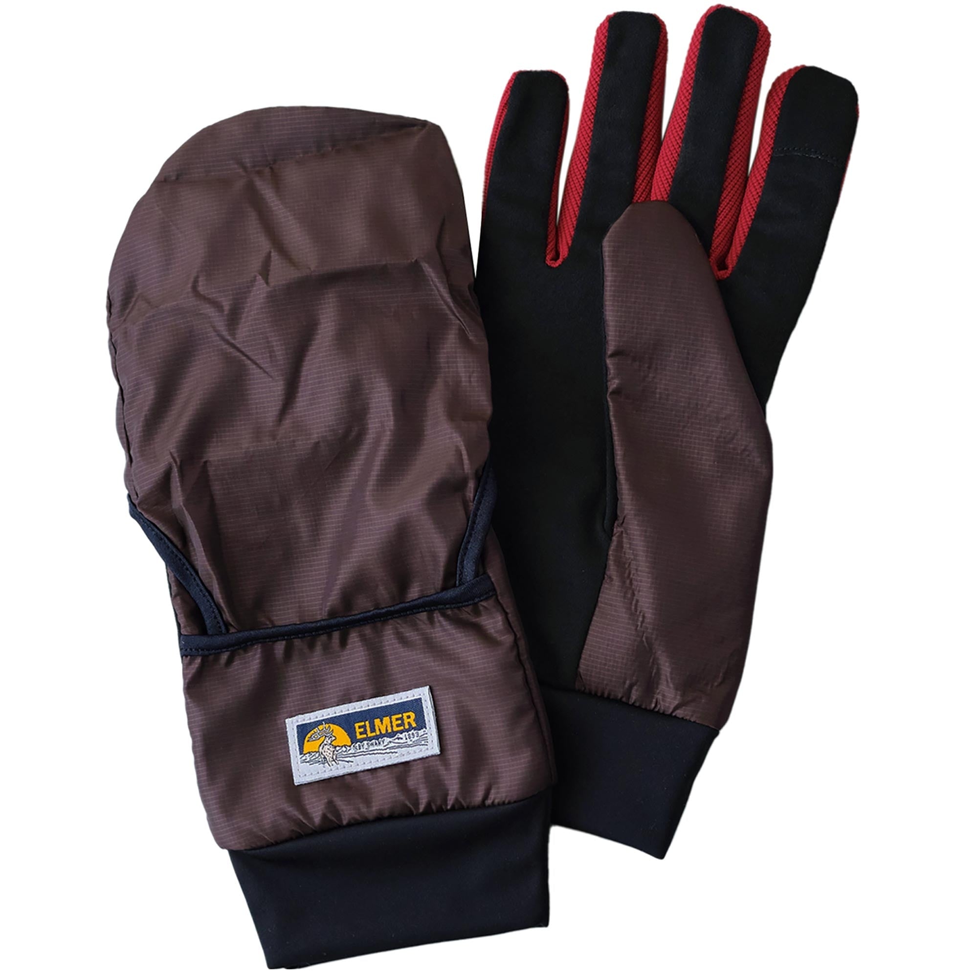 Elmer Gloves Windproof Fabric Gloves - Brown