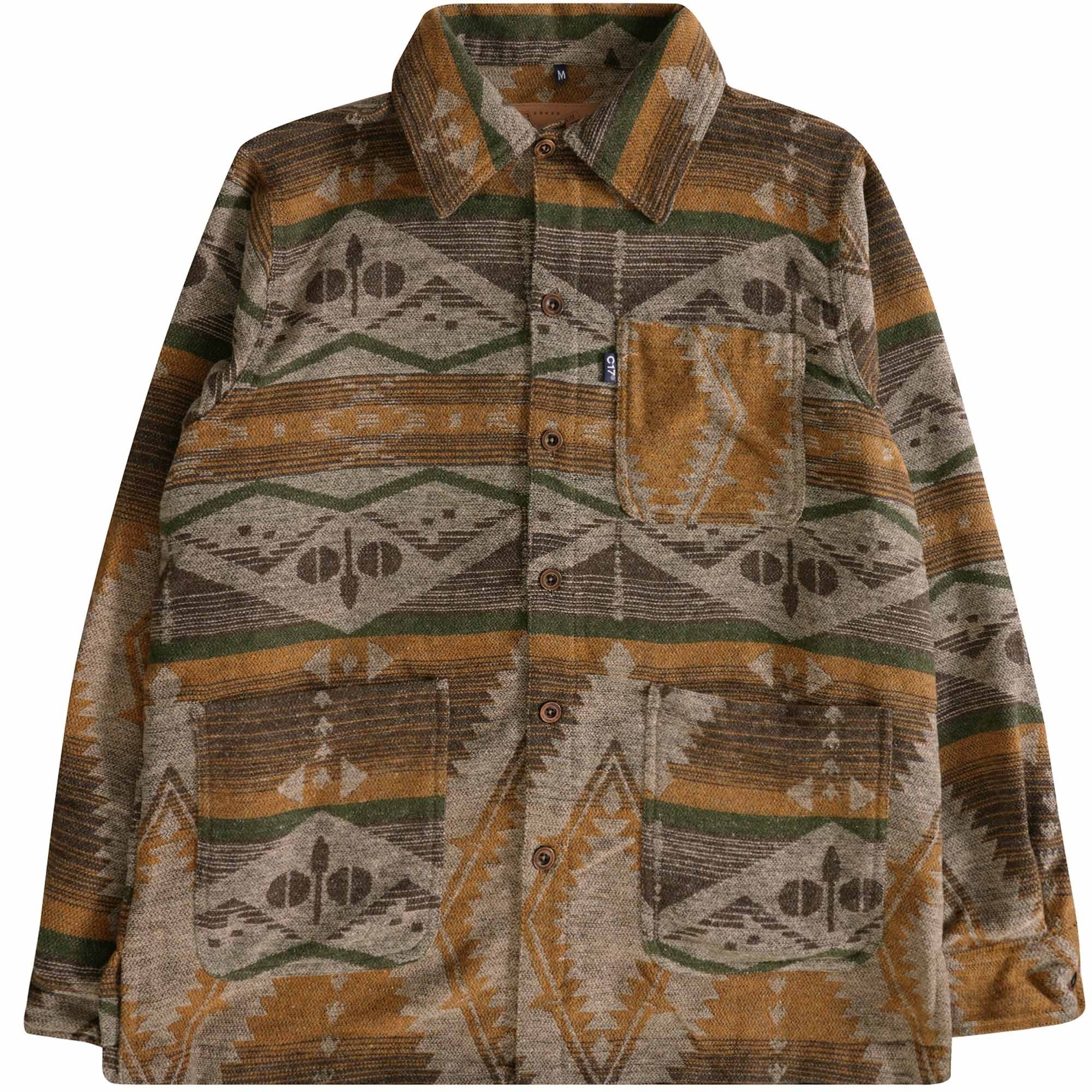 C17 Jeans Navajo Chore Overshirt - Rustic Oat