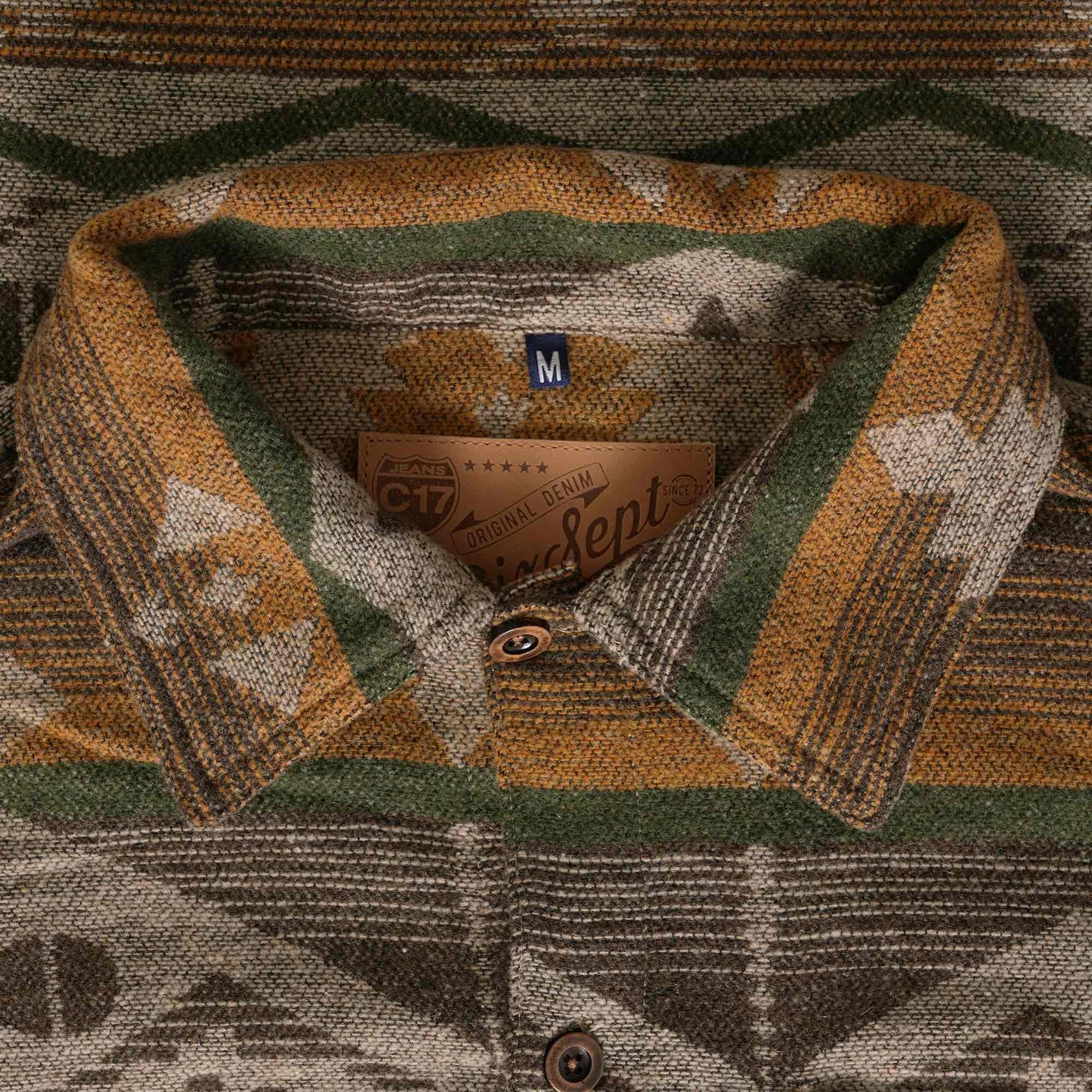 C17 Jeans Navajo Chore Overshirt - Rustic Oat