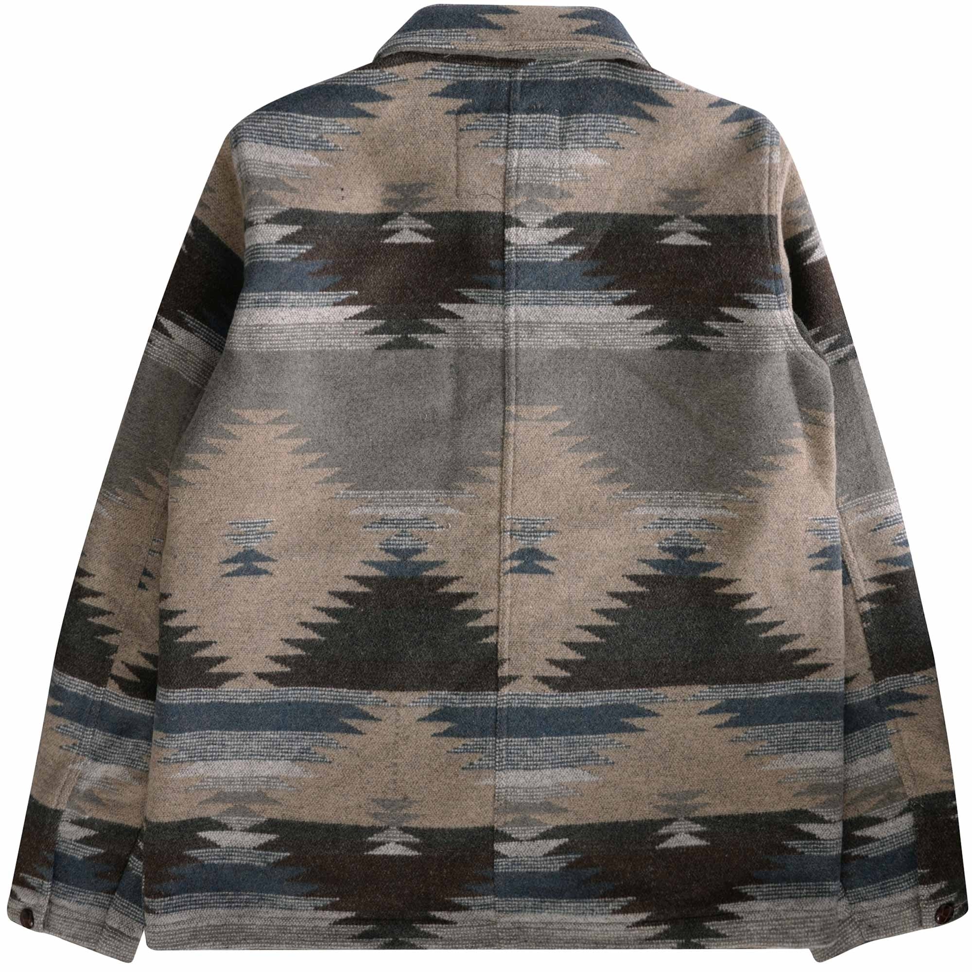 C17 Jeans Navajo Blanket Chore Jacket - Natural