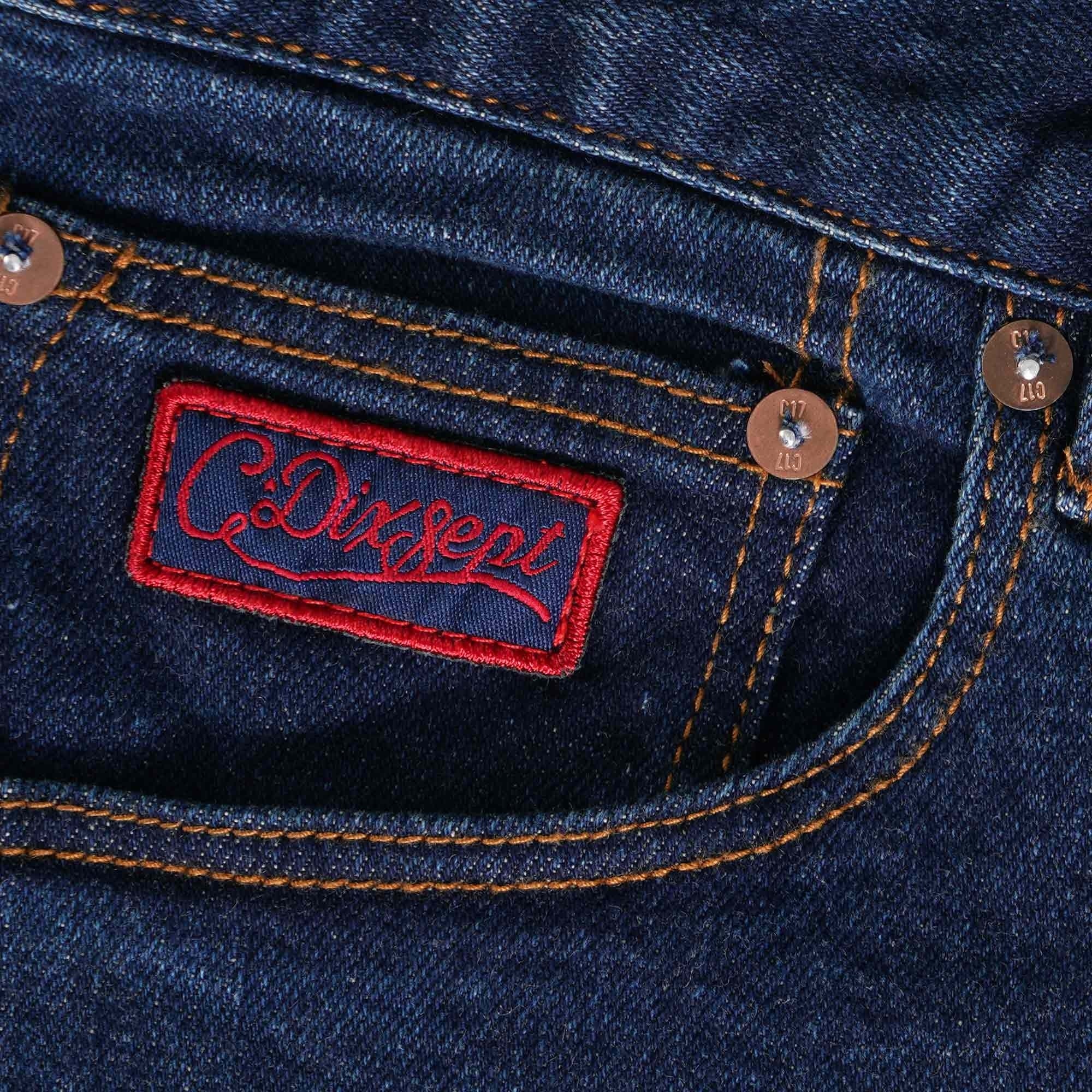 C17 Jeans Original Loose Fit Red Selvedge Denim - Mid Wash
