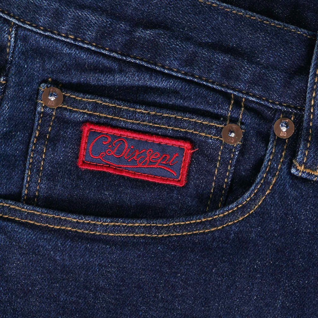 C17 Jeans Regular Tapered Fit Red Selvedge - Mid Wash