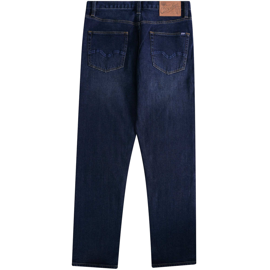 C17 Jeans Regular Tapered Fit Red Selvedge - Mid Wash