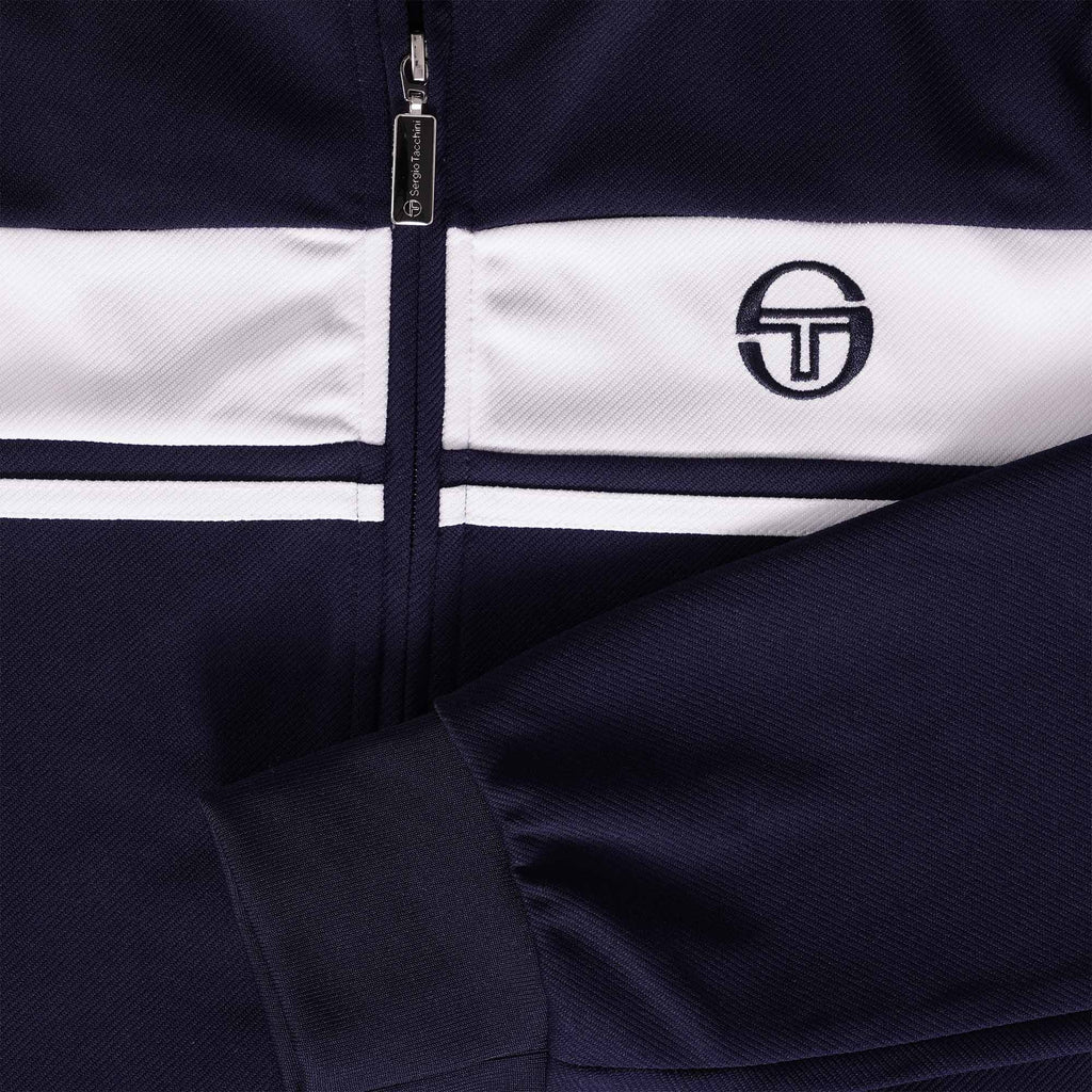 Sergio Tacchini Damarindo Track Top - Maritime Blue/White