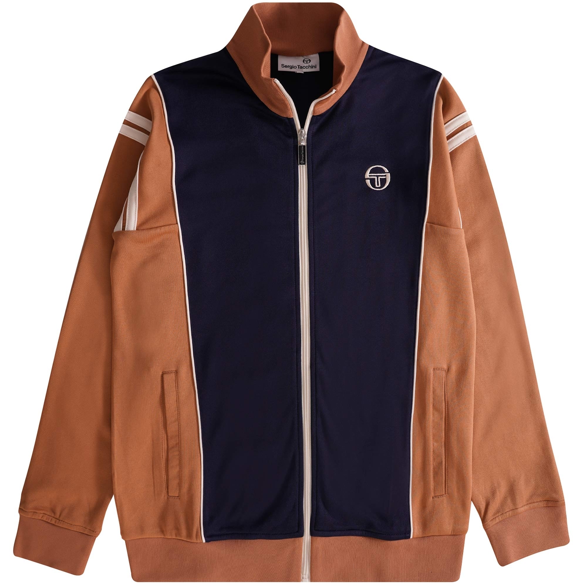 Sergio Tacchini Scirocco Track Top - Maritime Blue/Almond