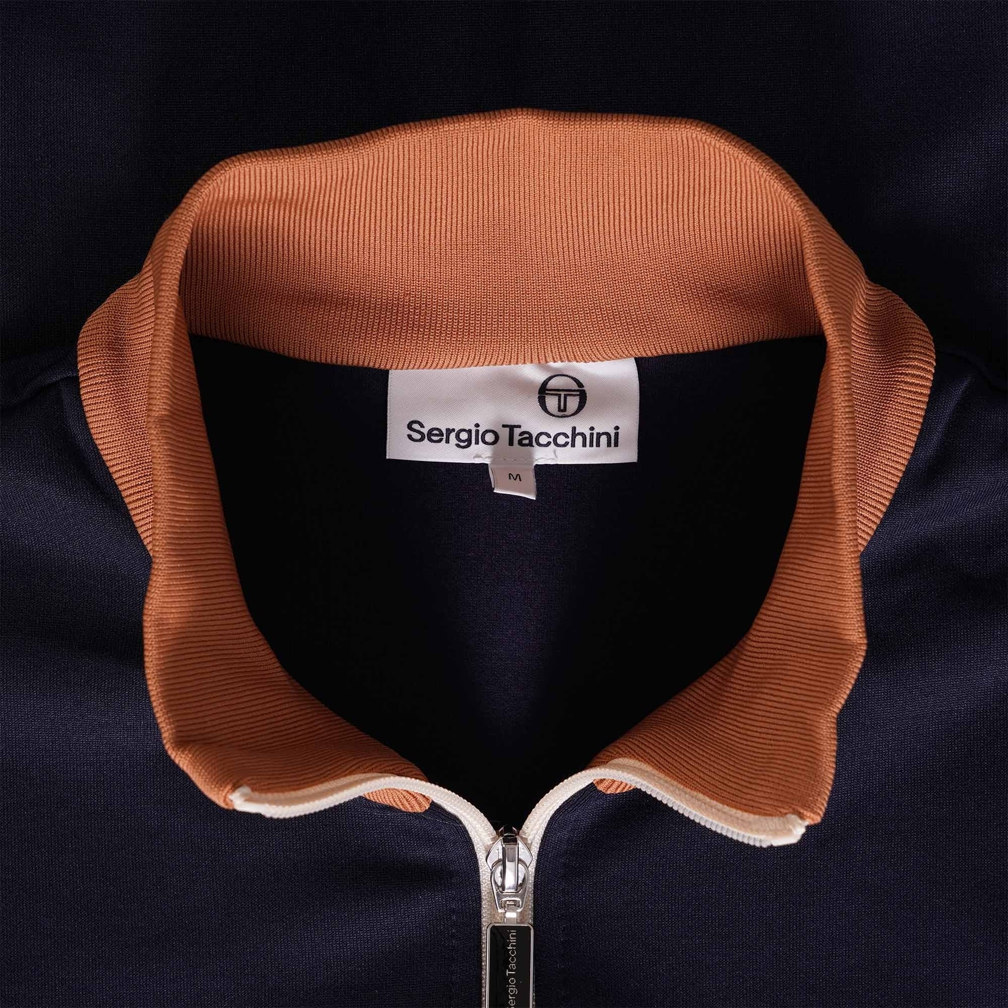 Sergio Tacchini Scirocco Track Top - Maritime Blue/Almond