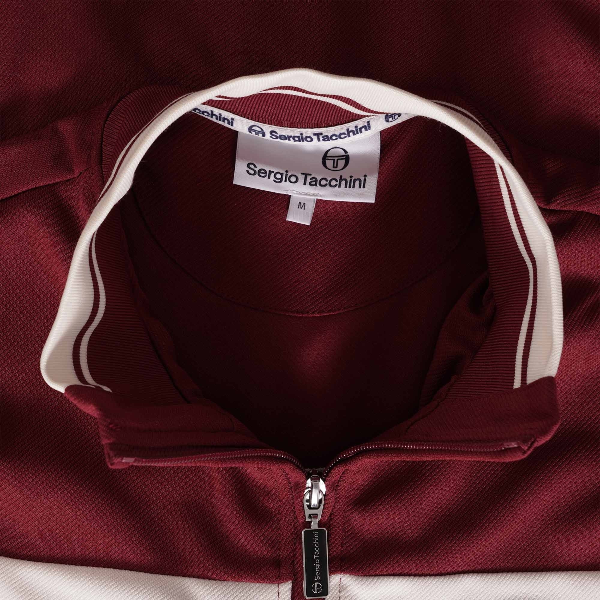 Sergio Tacchini Damarindo Track Top - Merlot/Buttercream