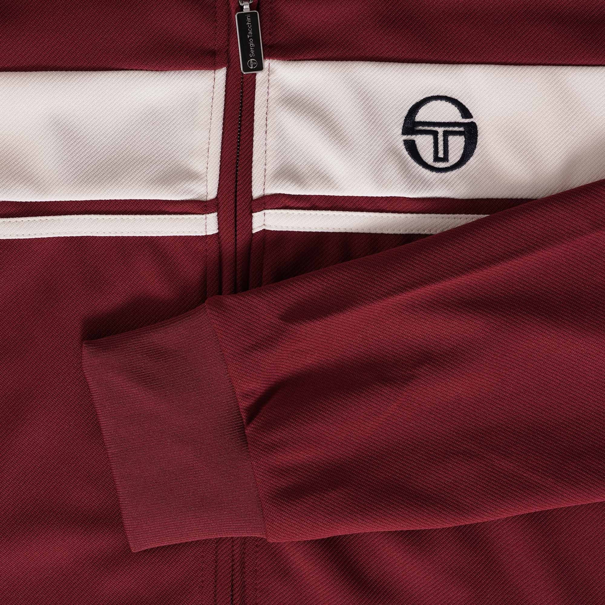Sergio Tacchini Damarindo Track Top - Merlot/Buttercream