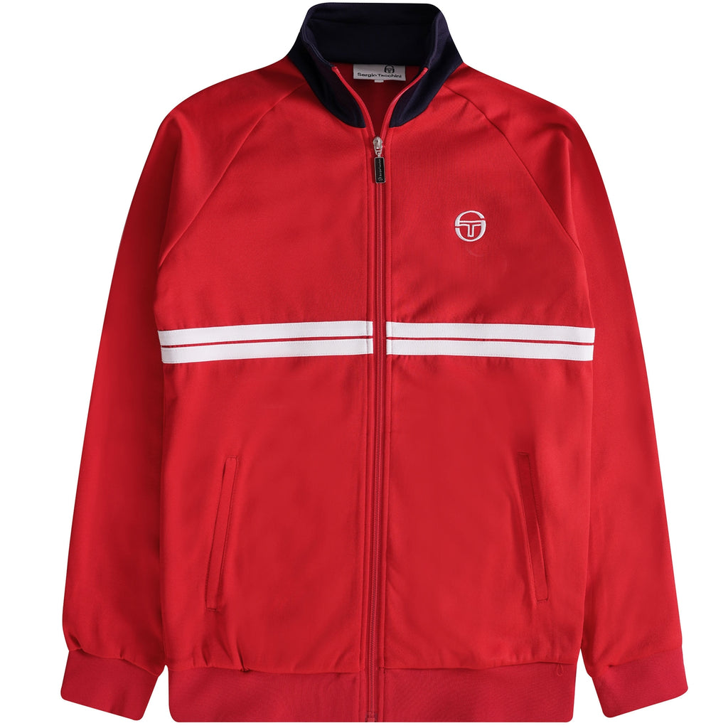 Sergio Tacchini Dallas Track Top - Adrenaline Rush/White