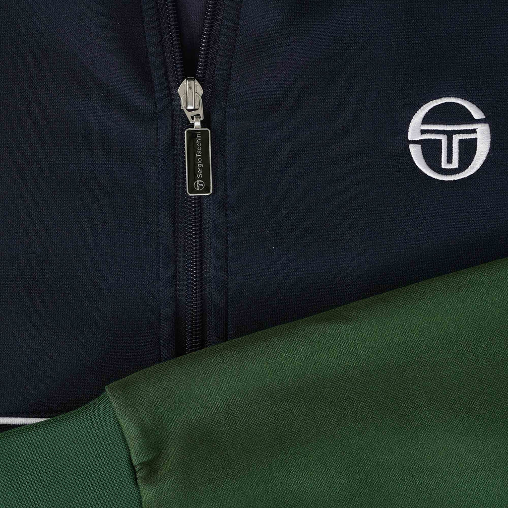 Sergio Tacchini Orion Track Top - Maritime Blue/Dark Green