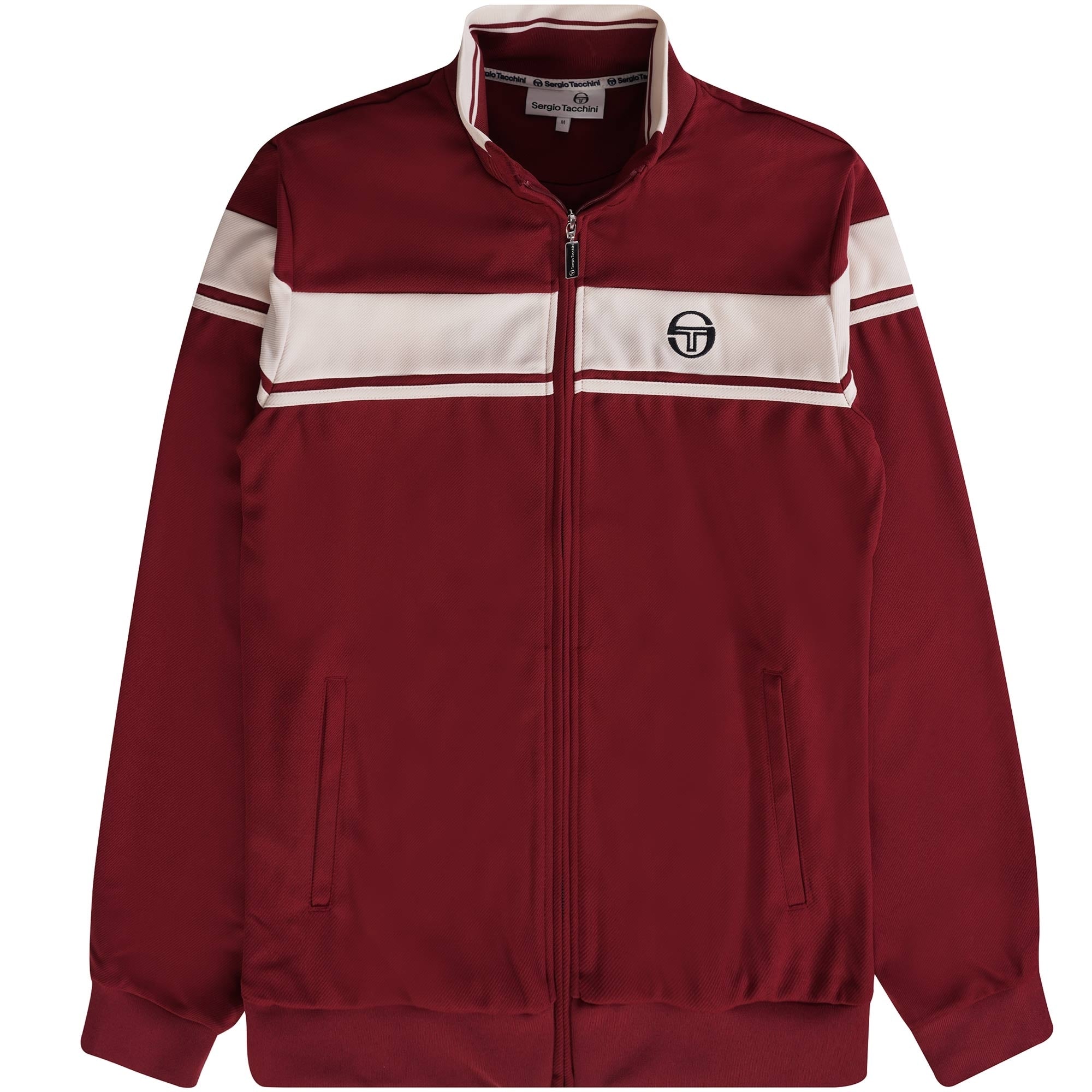 Sergio Tacchini Damarindo Track Top - Merlot/Buttercream