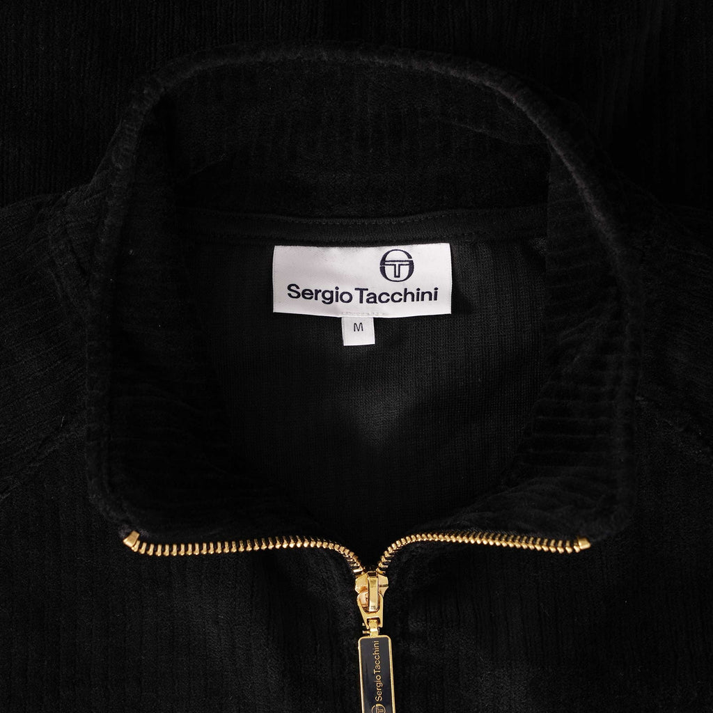Sergio Tacchini Orion Rib Track Top - Black