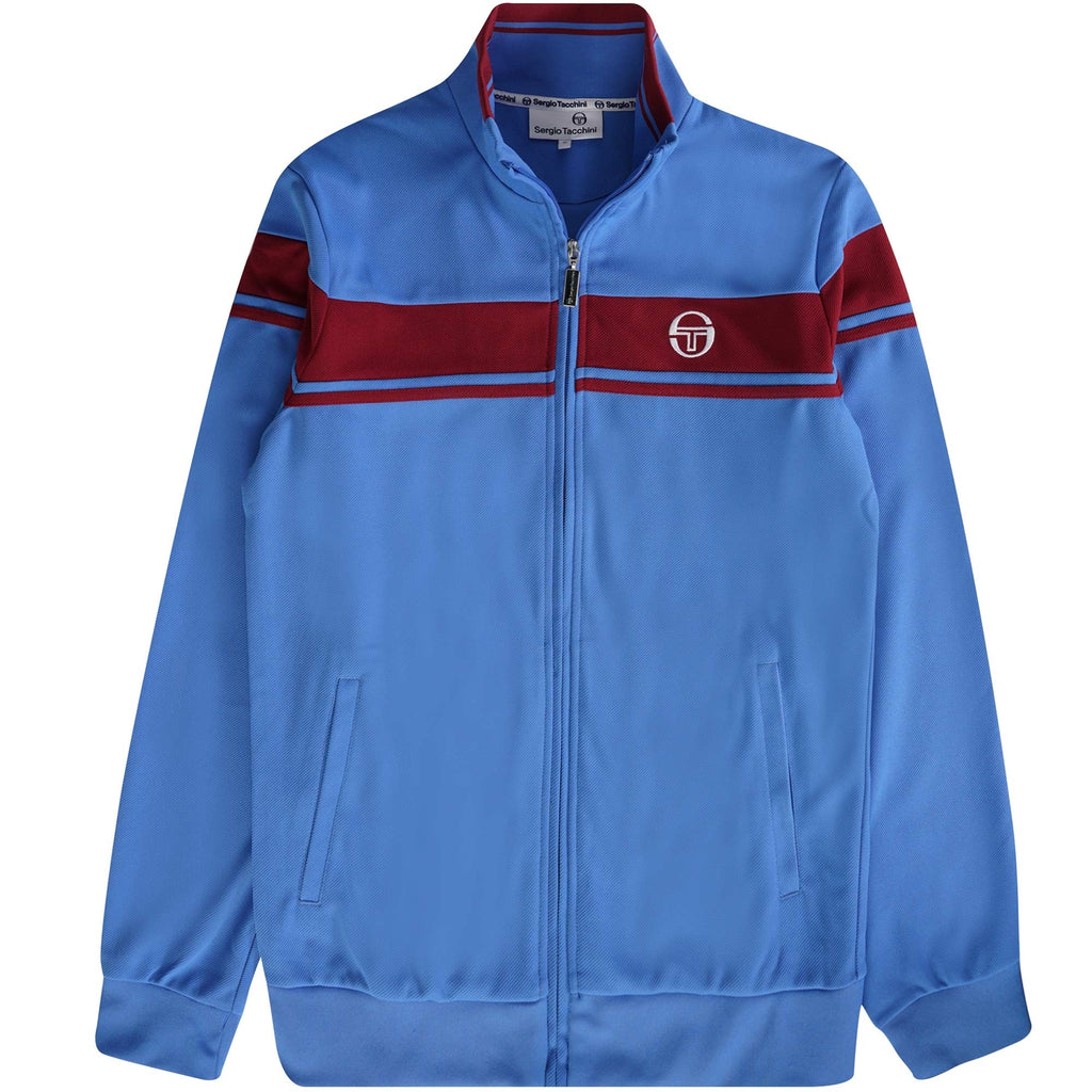 Sergio Tacchini Damarindo Track Top - Vallarta Blue/Merlot