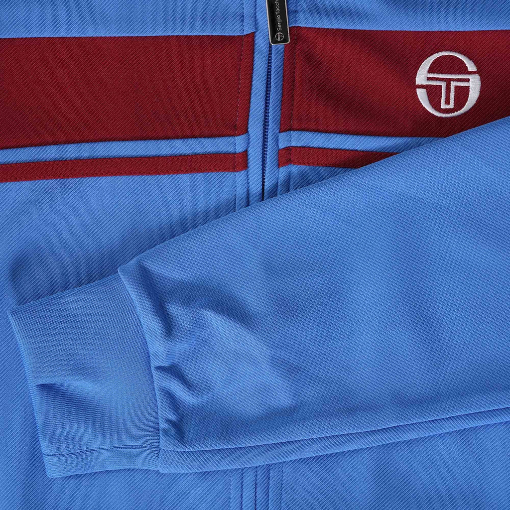 Sergio Tacchini Damarindo Track Top - Vallarta Blue/Merlot