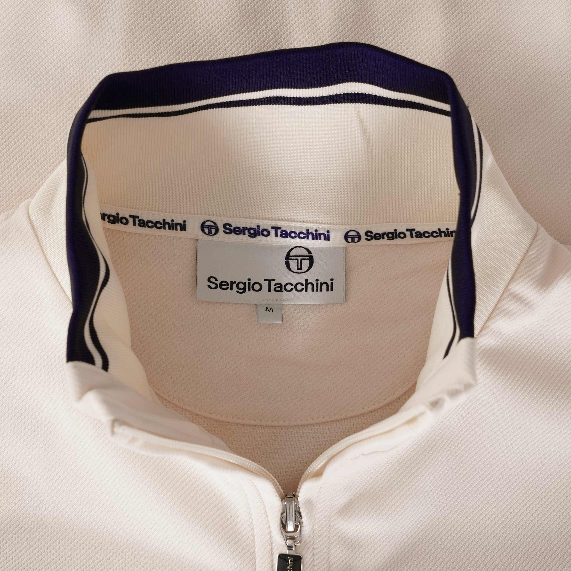 Sergio Tacchini Damarindo Track Top - Buttercream/Maritime Blue