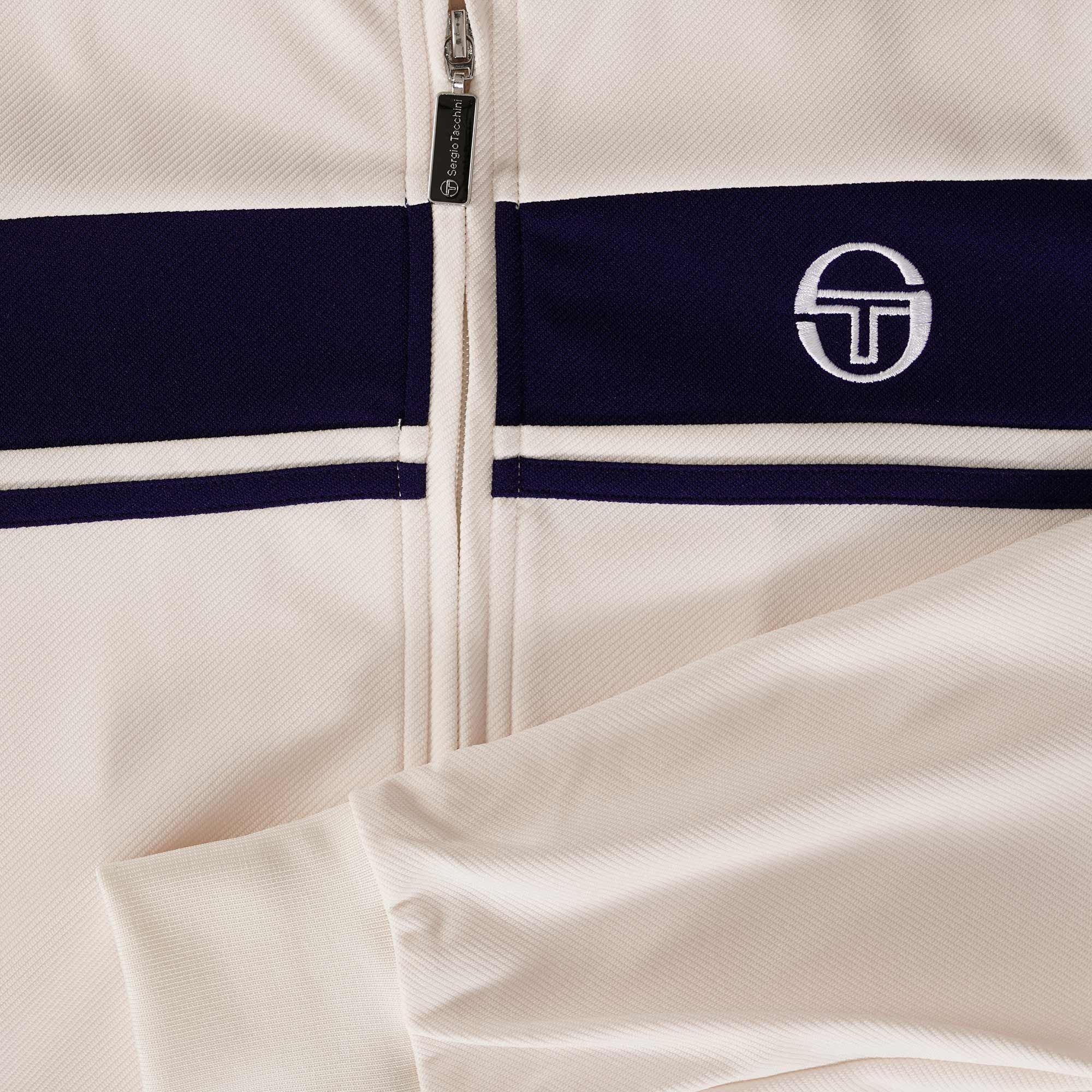 Sergio Tacchini Damarindo Track Top - Buttercream/Maritime Blue