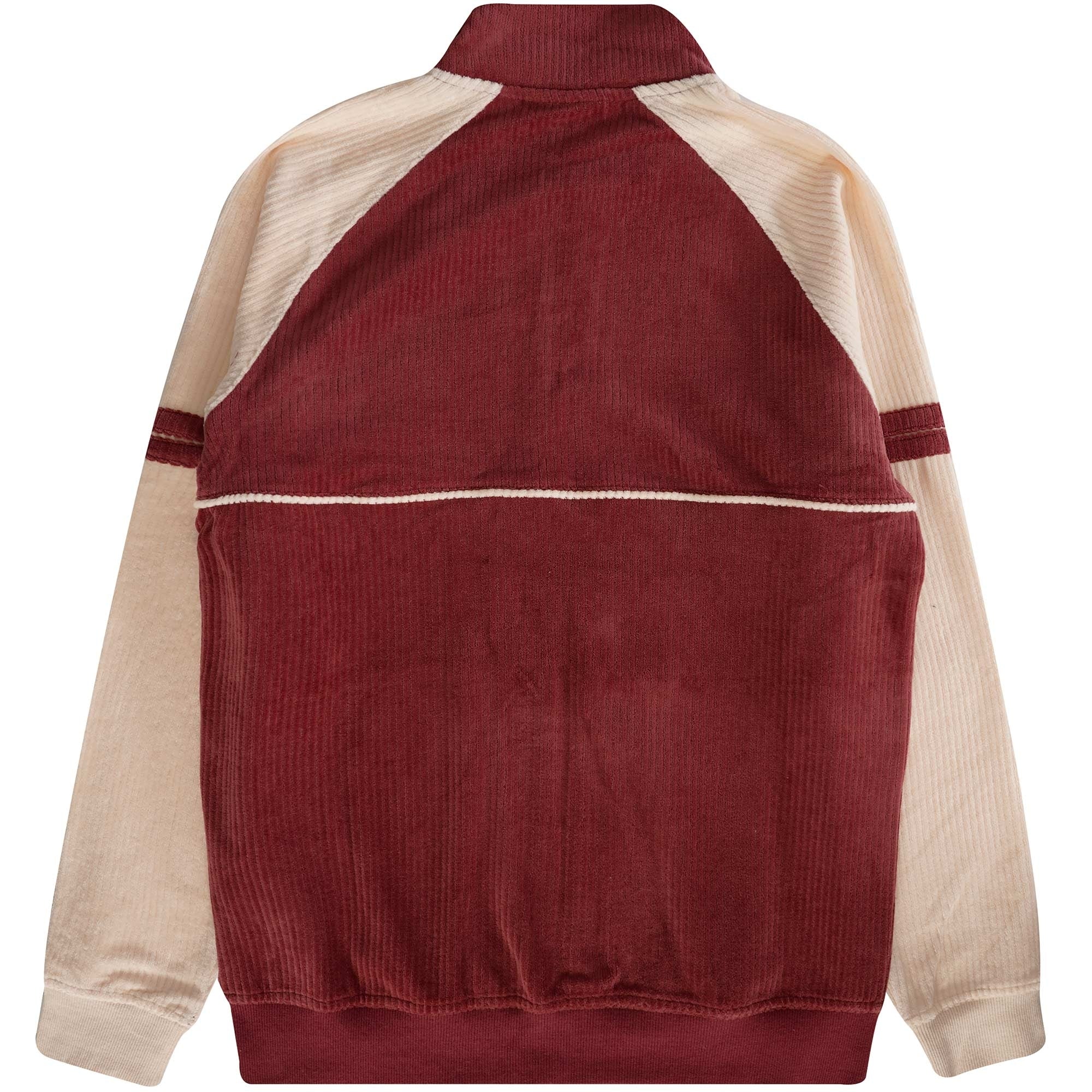 Sergio Tacchini Orion Rib Track Top - Merlot/Buttercream