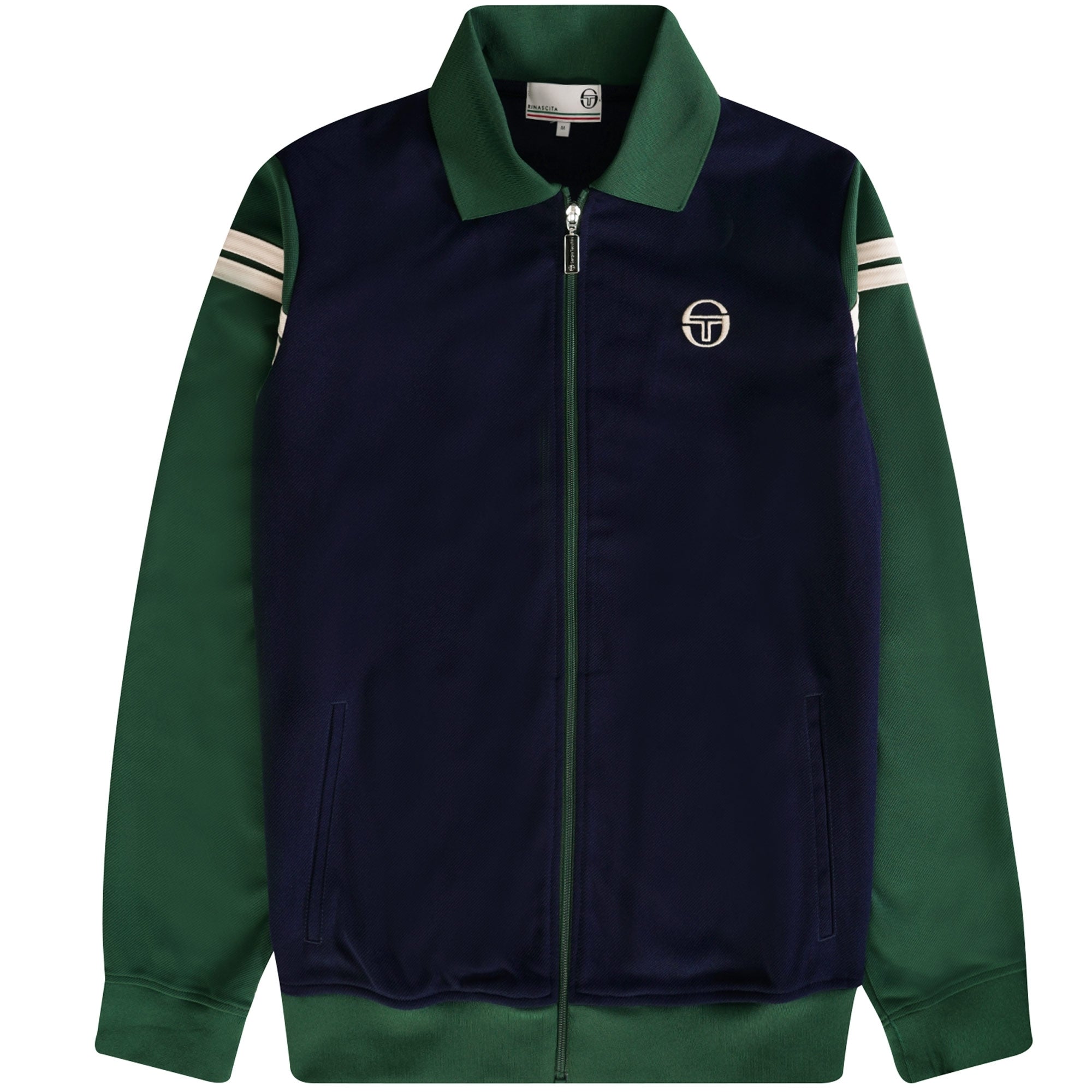 Sergio Tacchini Verdi Track Top - Maritime Blue/Dark Green