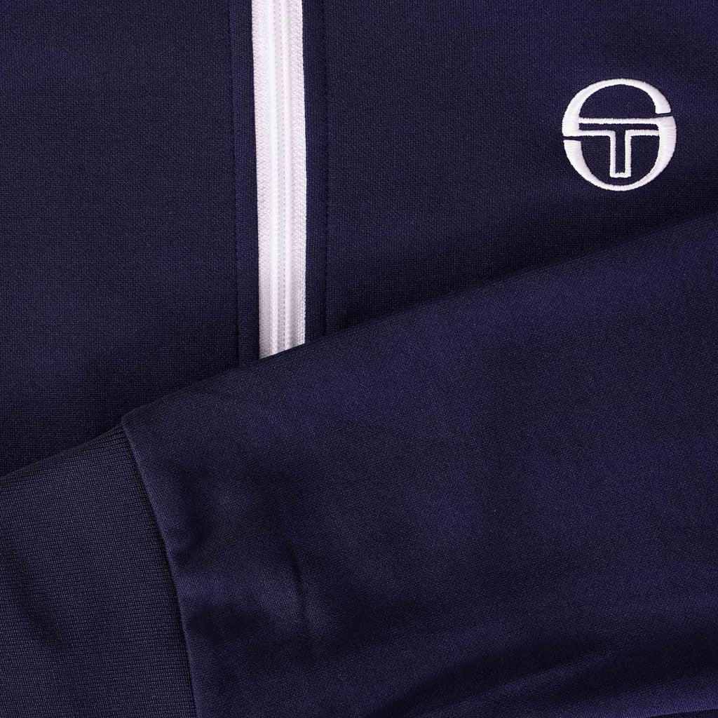 Sergio Tacchini Ice Cap Track Top - Maritime Blue/Adrenaline Rush