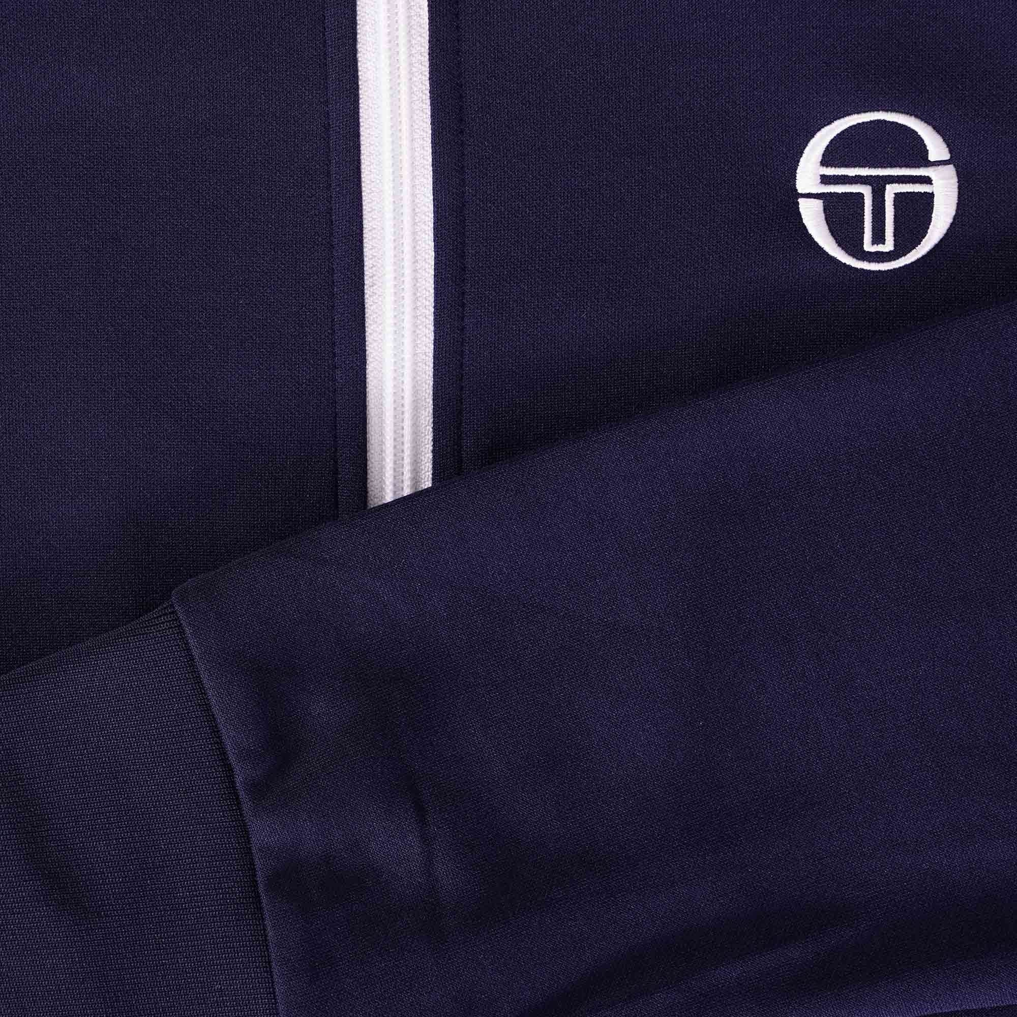 Sergio Tacchini Ice Cap Track Top - Maritime Blue/Adrenaline Rush