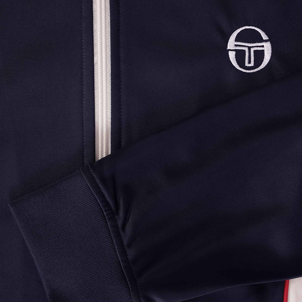 Sergio Tacchini New Iceberg Track Top - Maritime Blue/Buttercream