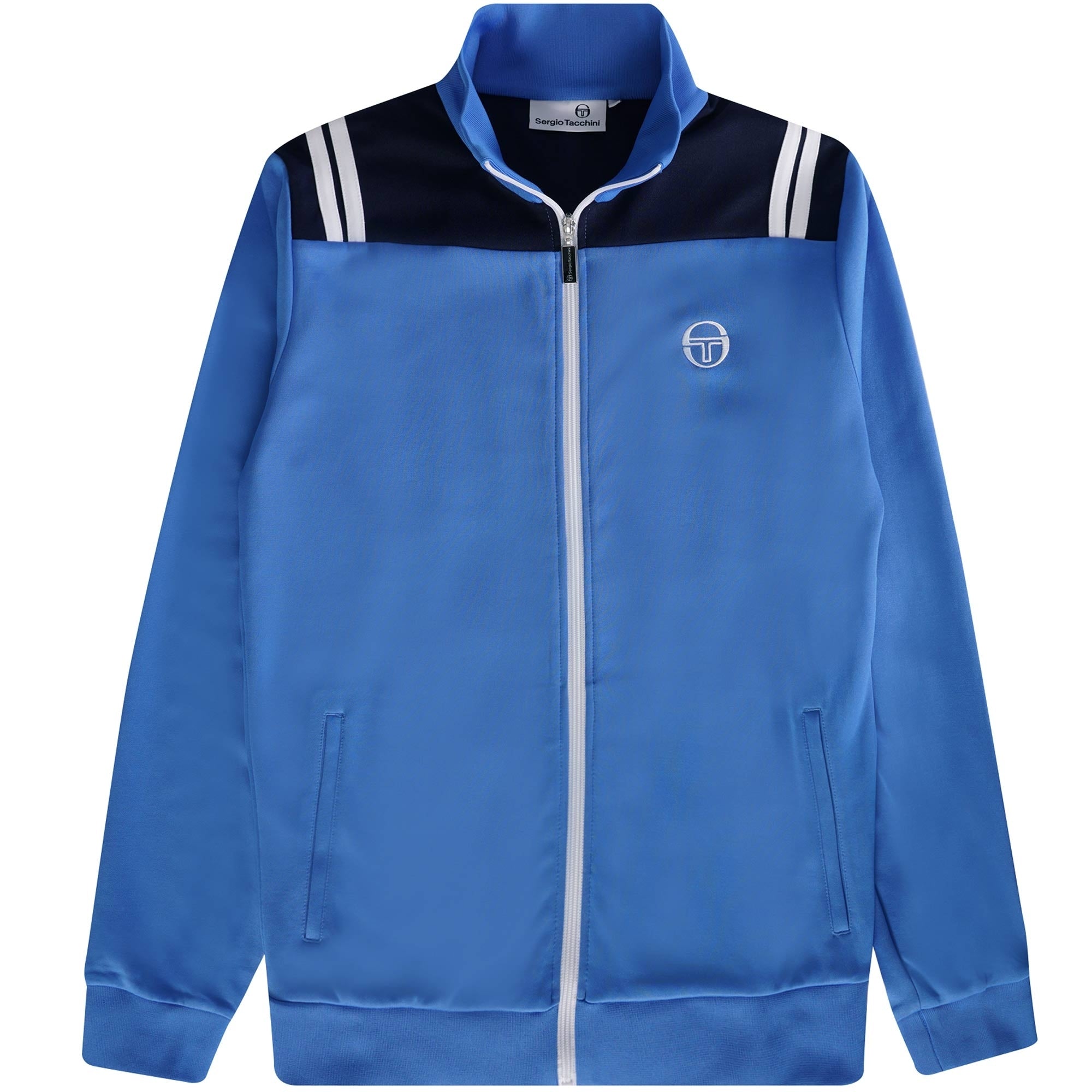 Sergio Tacchini Ice Cap Track Top - Vallarta Blue/Maritime Bleu
