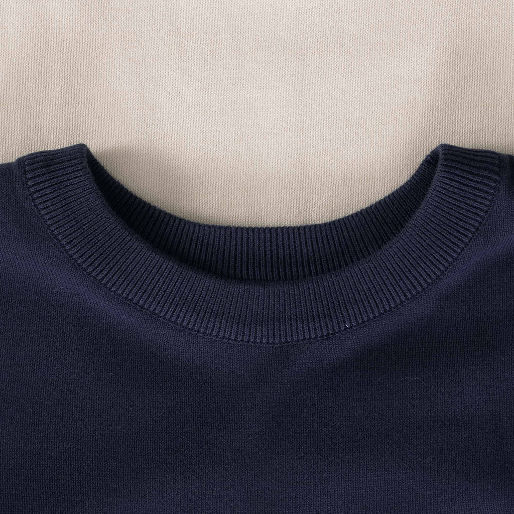 Sergio Tacchini Brio Sweatshirt - Buttercream/Maritime Blue