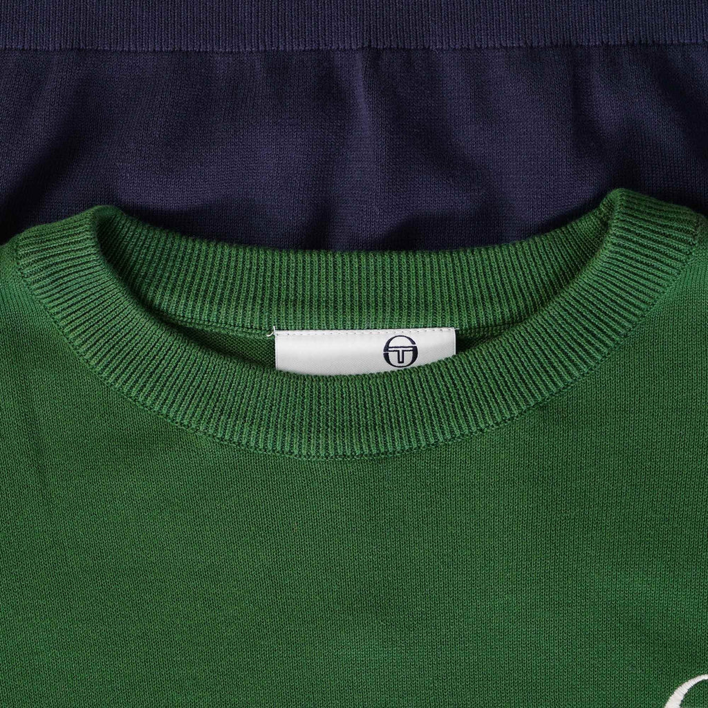 Sergio Tacchini Brio Sweatshirt - Maritime Blue/Dark Green