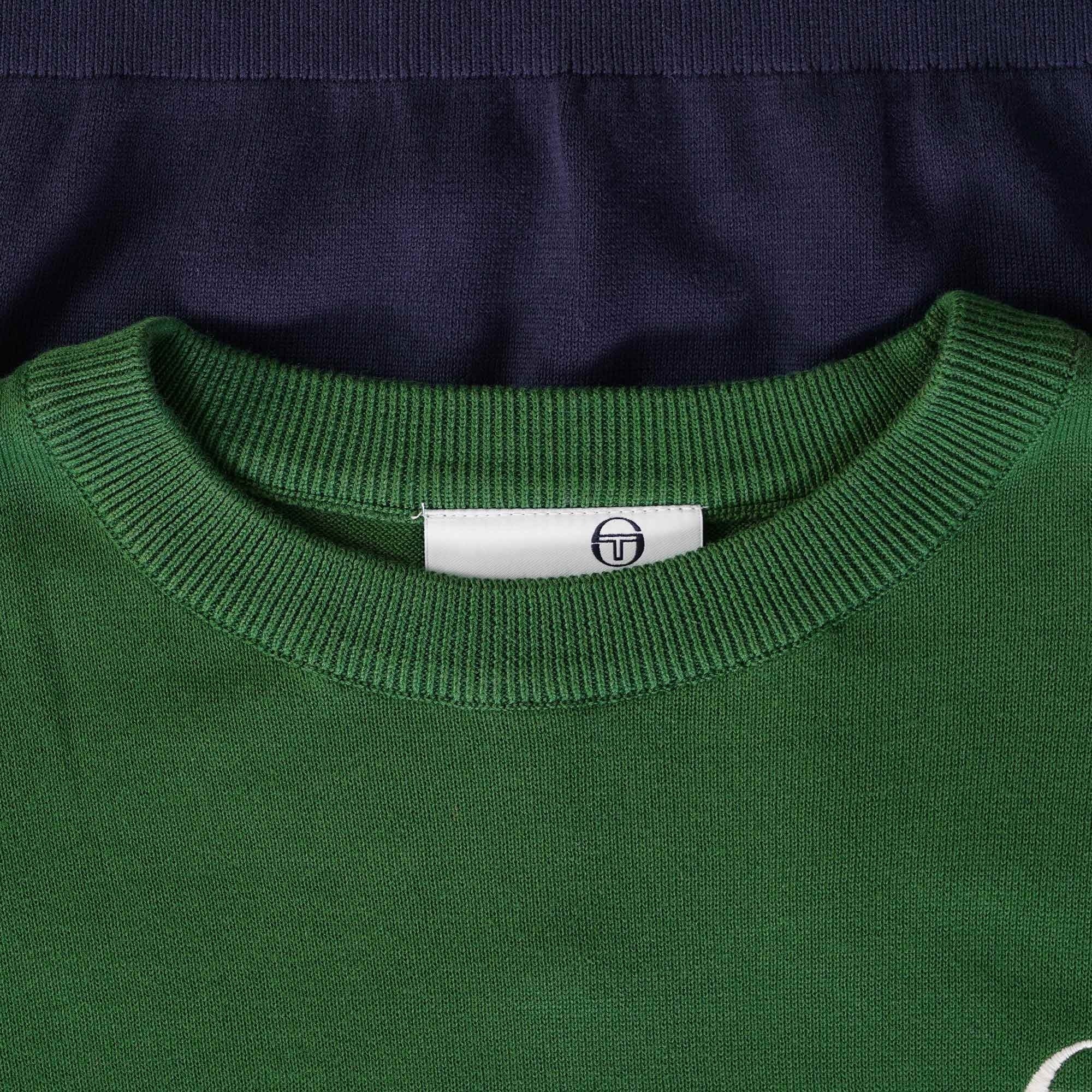 Sergio Tacchini Brio Sweatshirt - Maritime Blue/Dark Green
