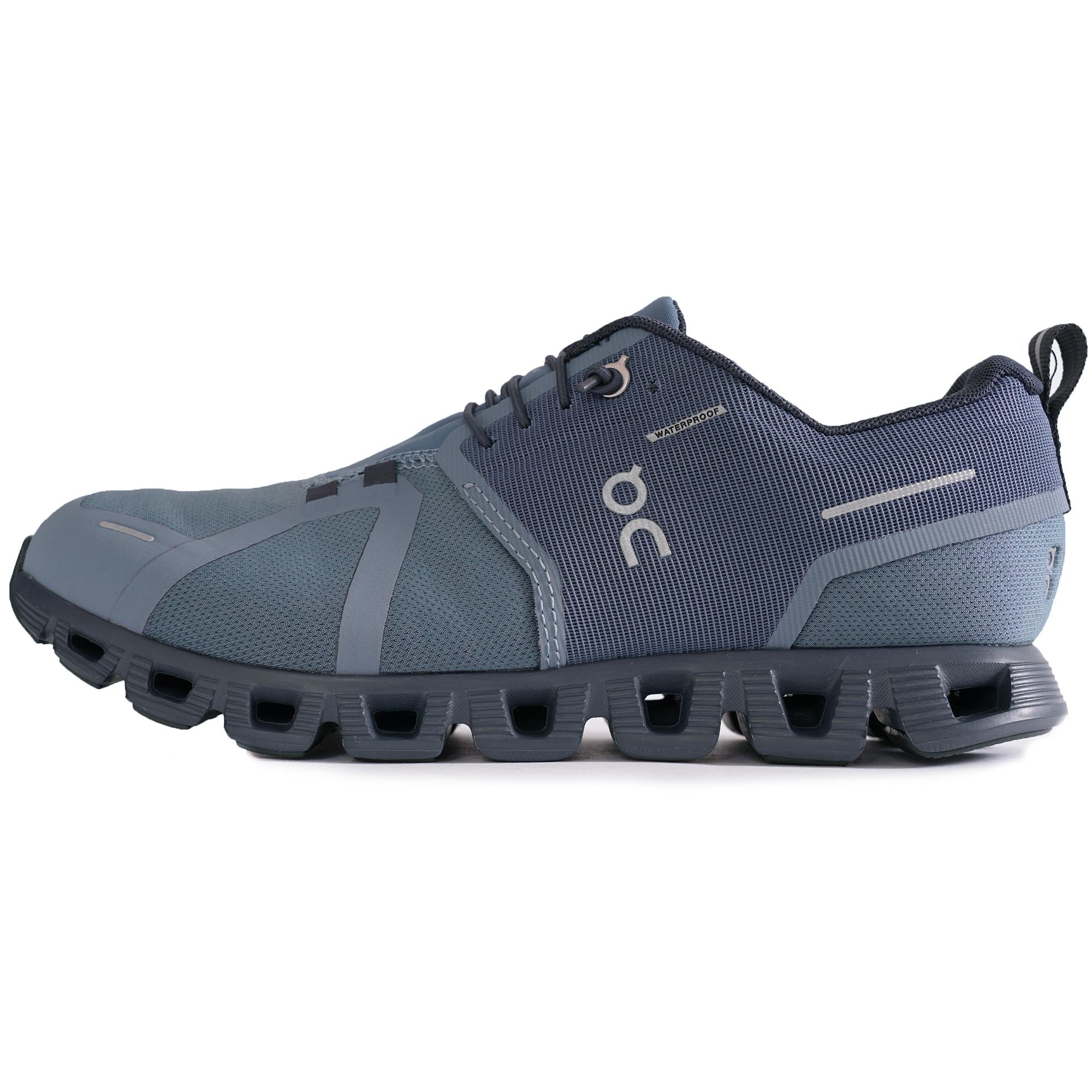 On Running Cloud 5 Waterproof - Metal/Navy