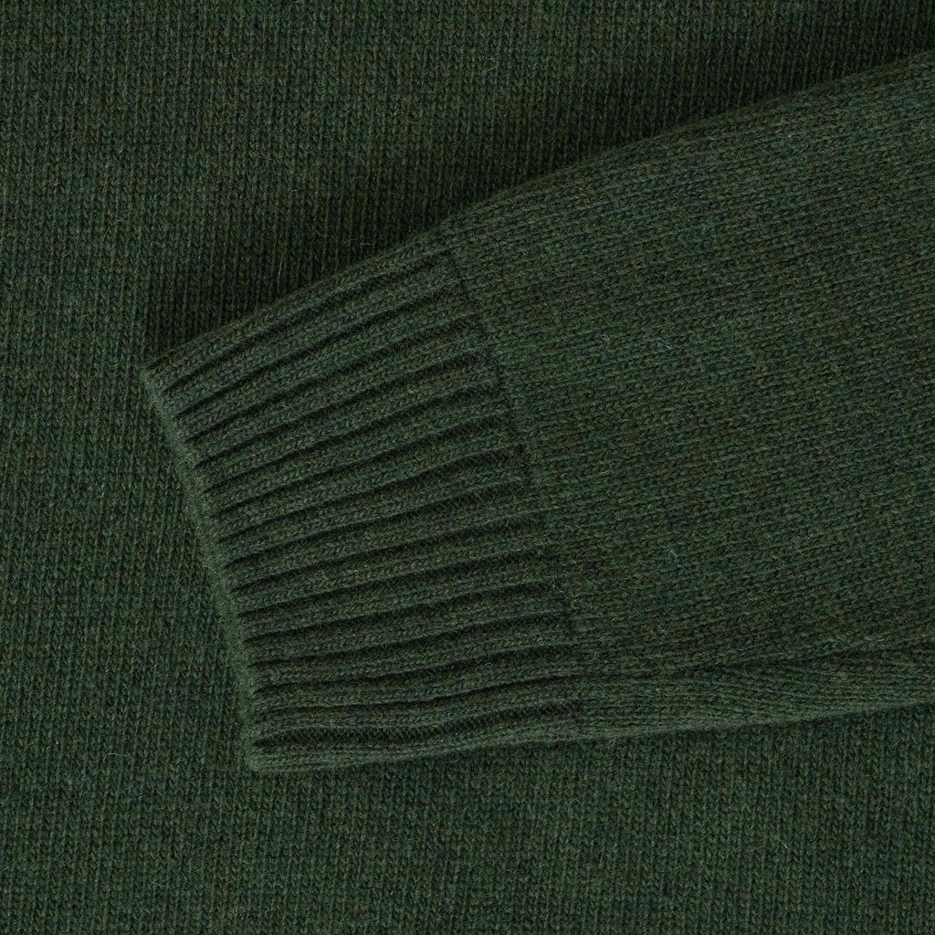 Paul and Shark Crew Neck Jumper - Olive