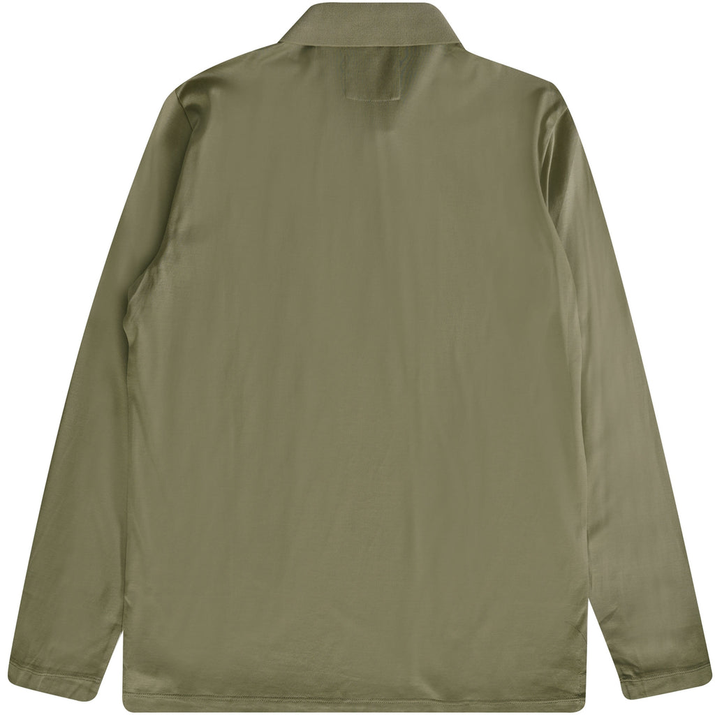 Emporio Armani Long Sleeve Polo Shirt - Savana