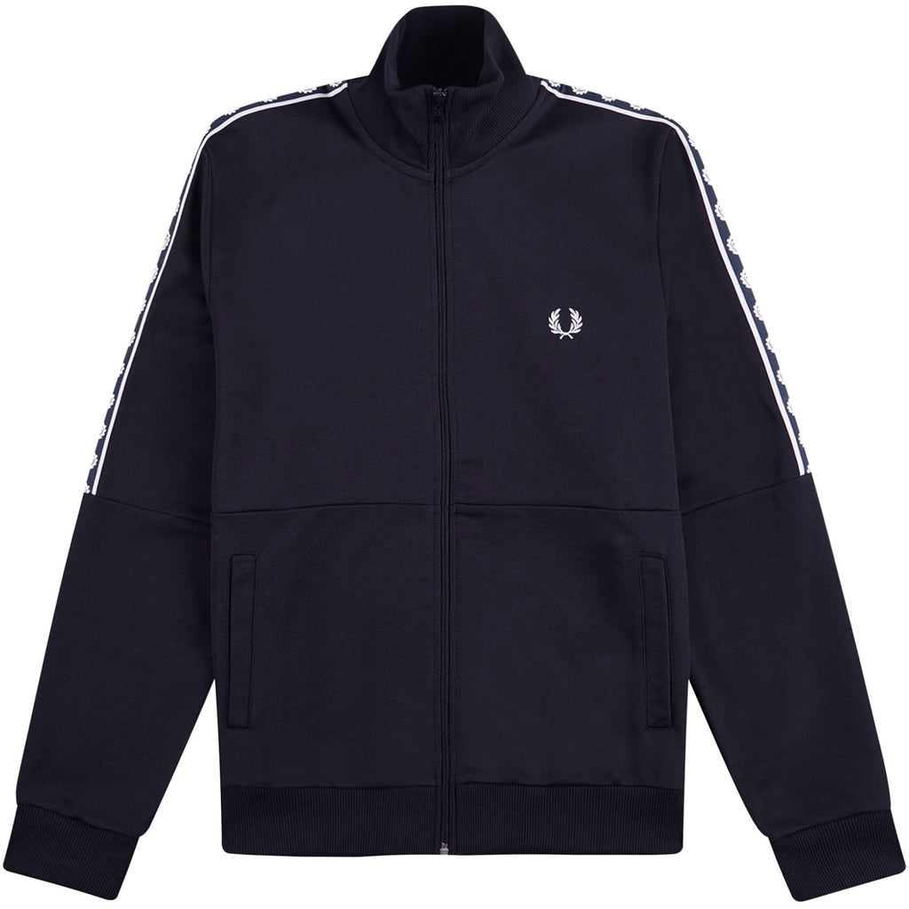 Fred Perry Taped Track Jacket - Navy