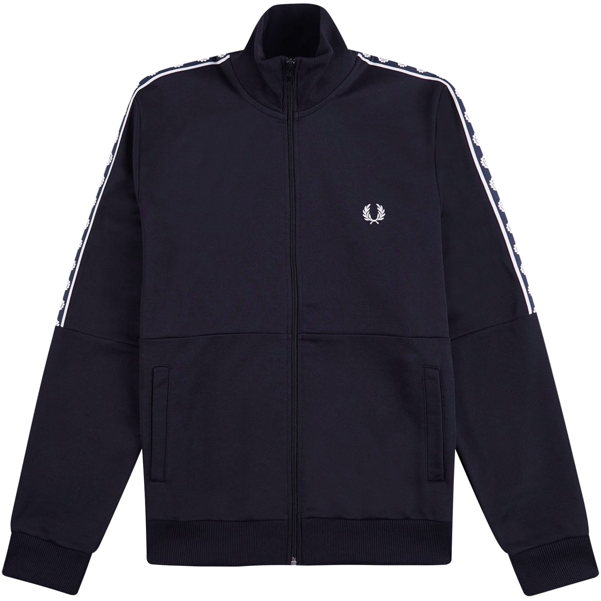 Fred Perry Taped Track Jacket - Navy