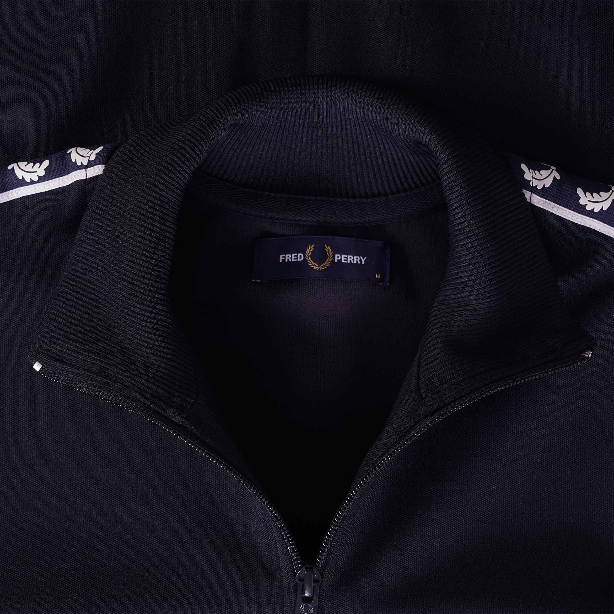 Fred Perry Taped Track Jacket - Navy