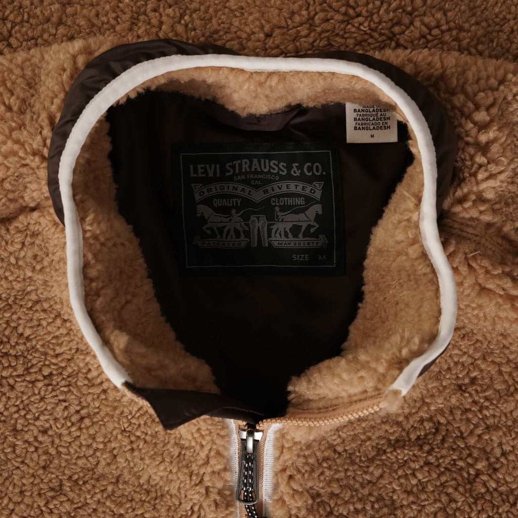 Levi's® Lakeside Mock Neck Jacket - Ice Coffee
