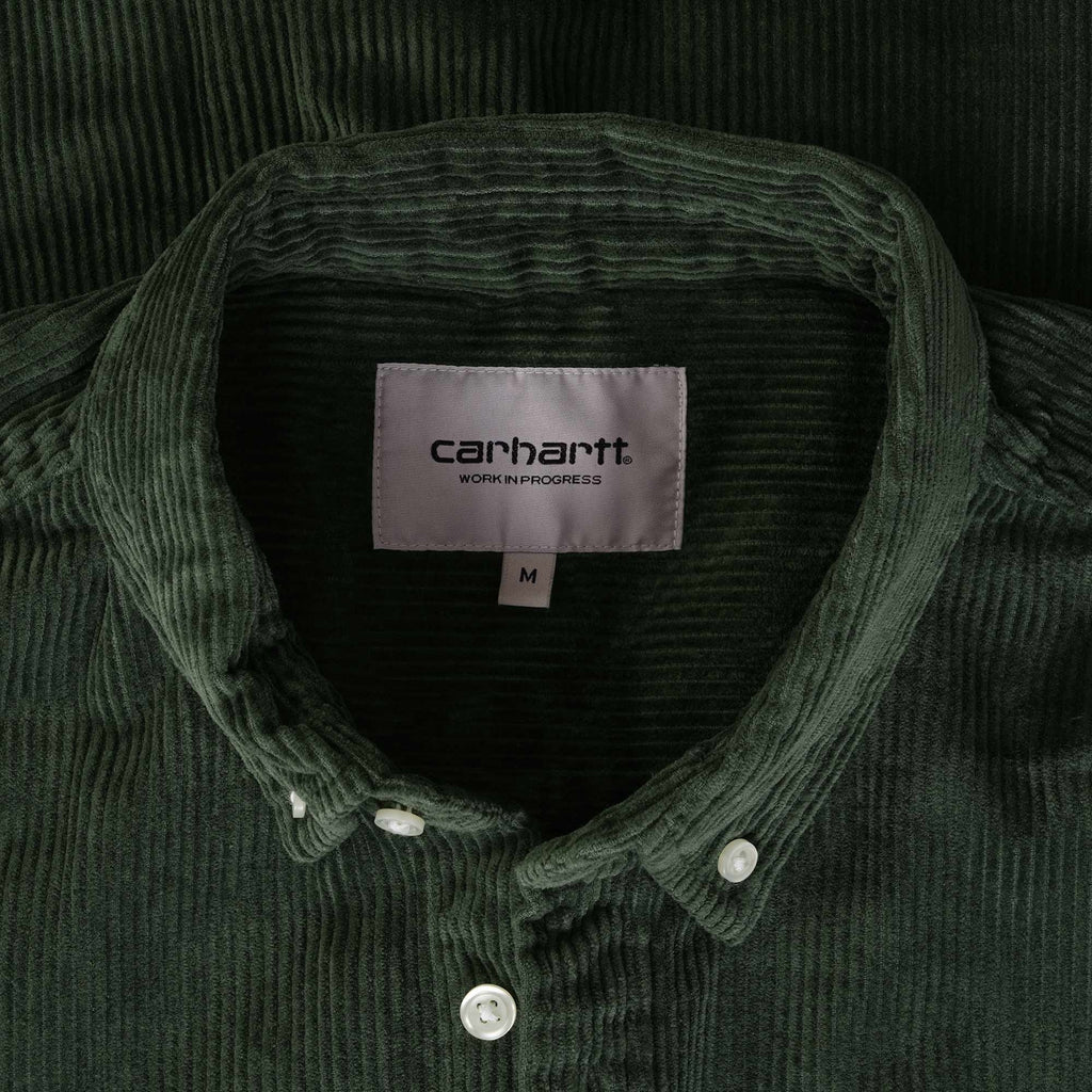 Carhartt WIP Long Sleeve Madison Cord Shirt - Boxwood